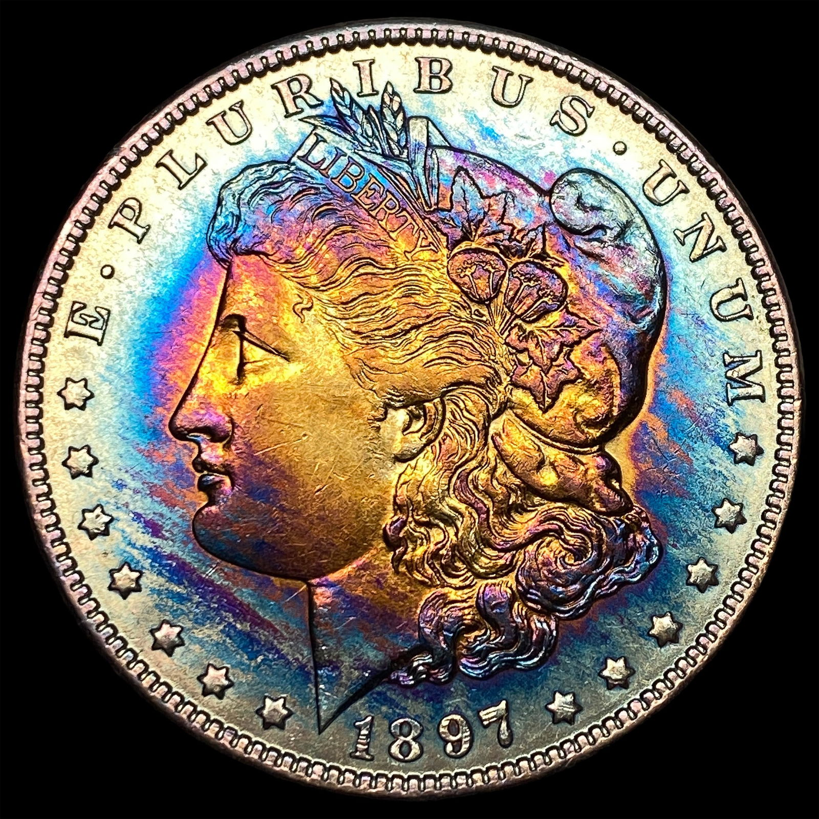 1897 Morgan Silver Dollar CLOSELY UNCIRCULATED (1 of 2)