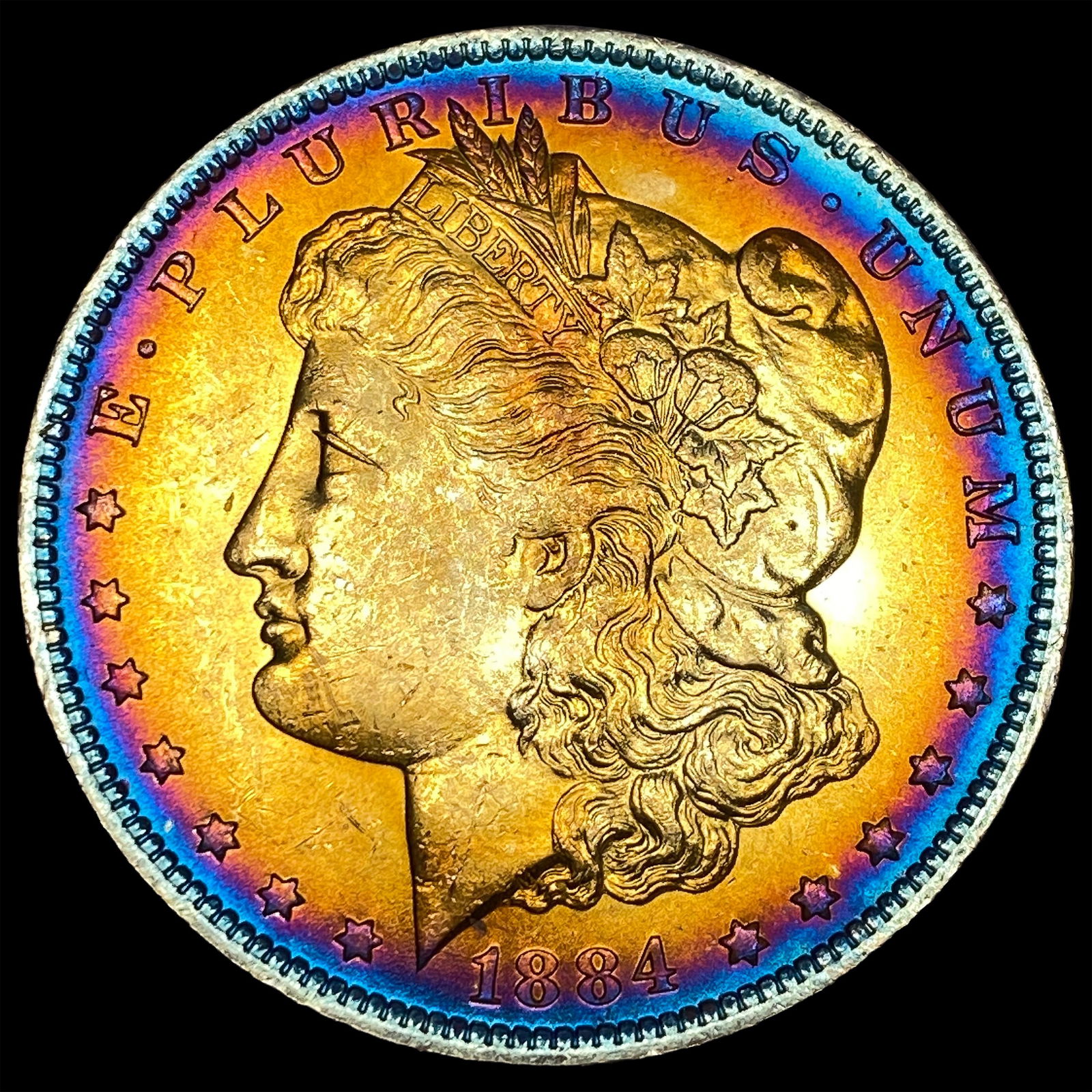 1884 Morgan Silver Dollar SUPERB GEM BU: 1884 Morgan Silver Dollar SUPERB GEM BU