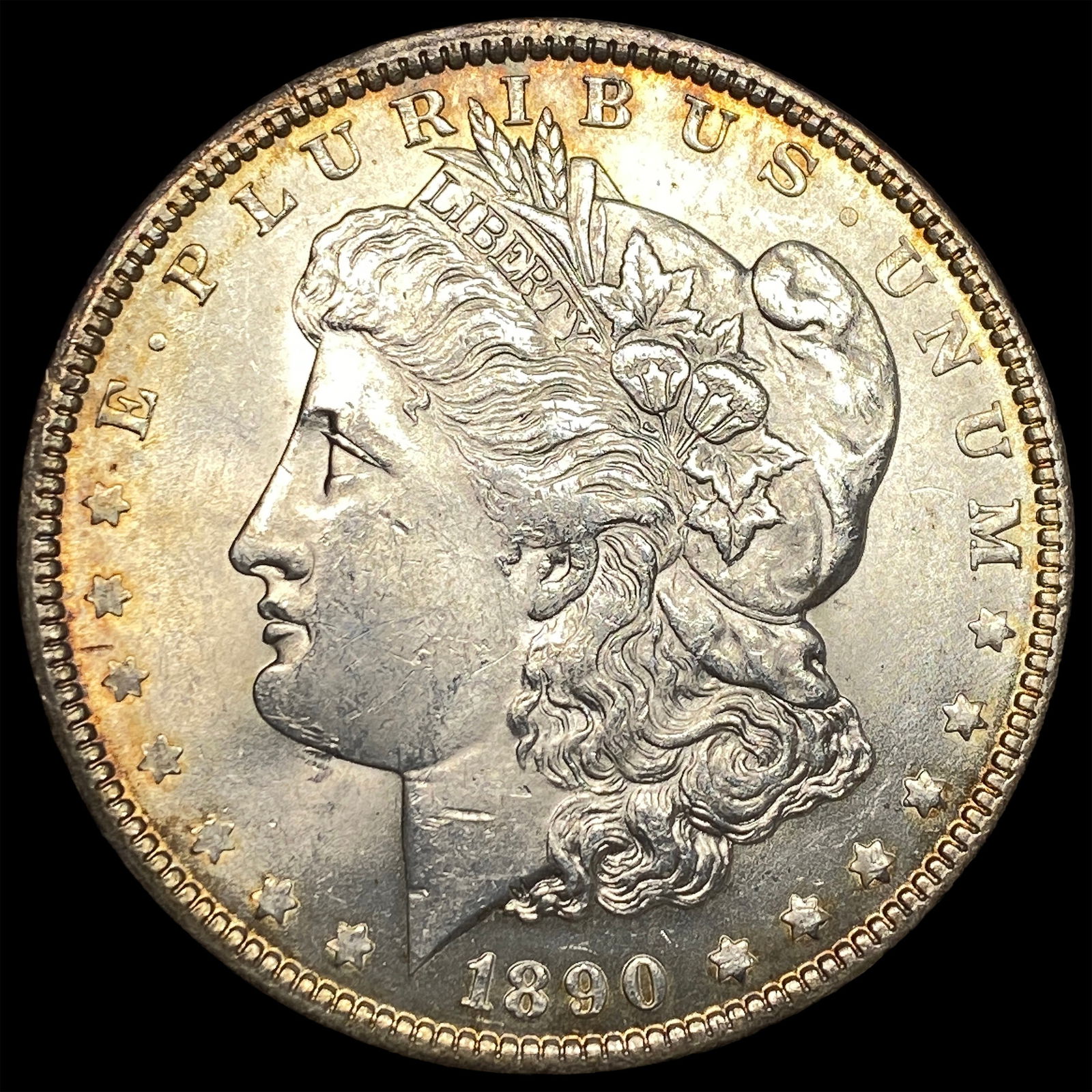 1890-CC Silver Morgan Dollar CHOICE BU: 1890-CC Silver Morgan Dollar CHOICE BU
