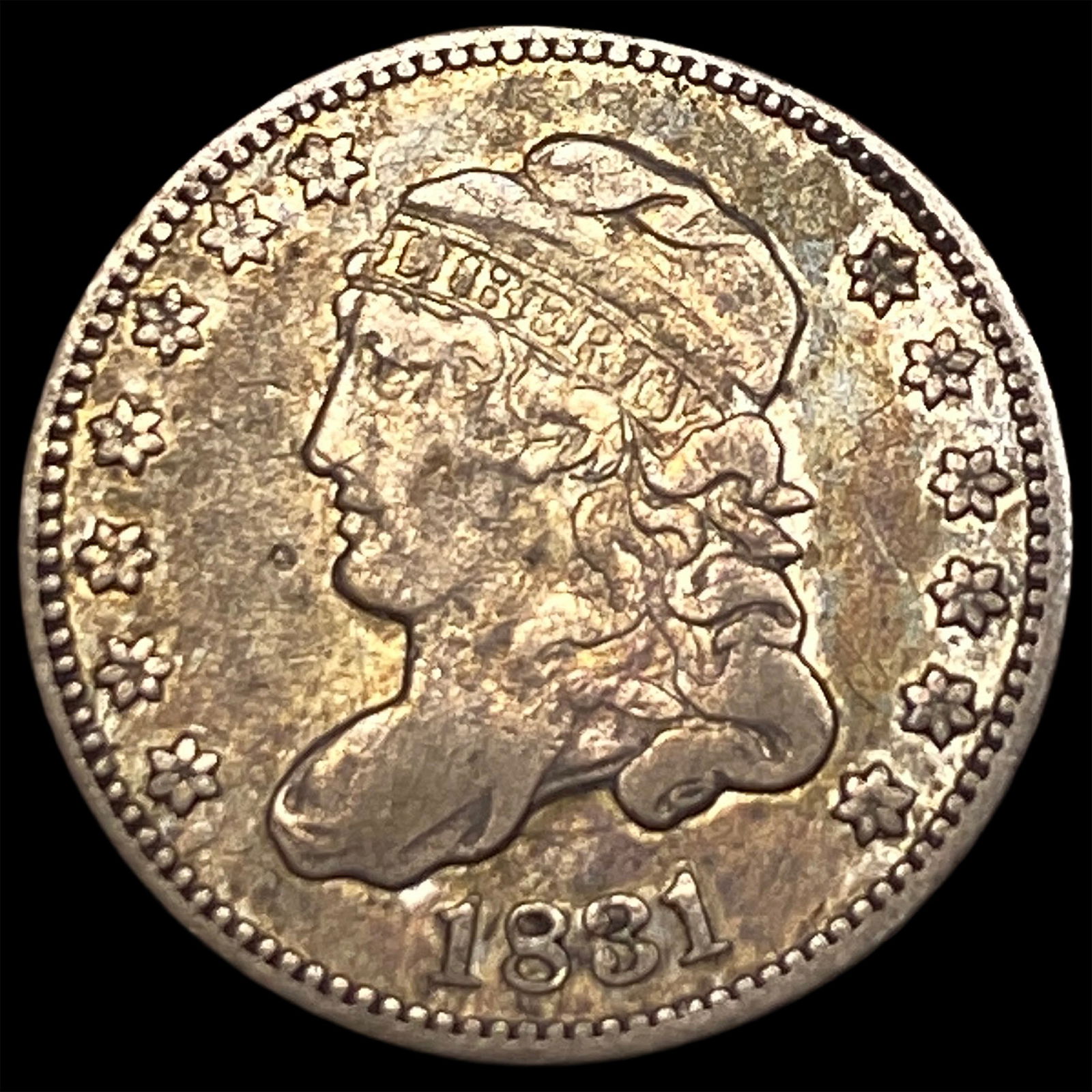 1831 Capped Bust Half Dime ABOUT UNCIRCULATED (1 of 2)
