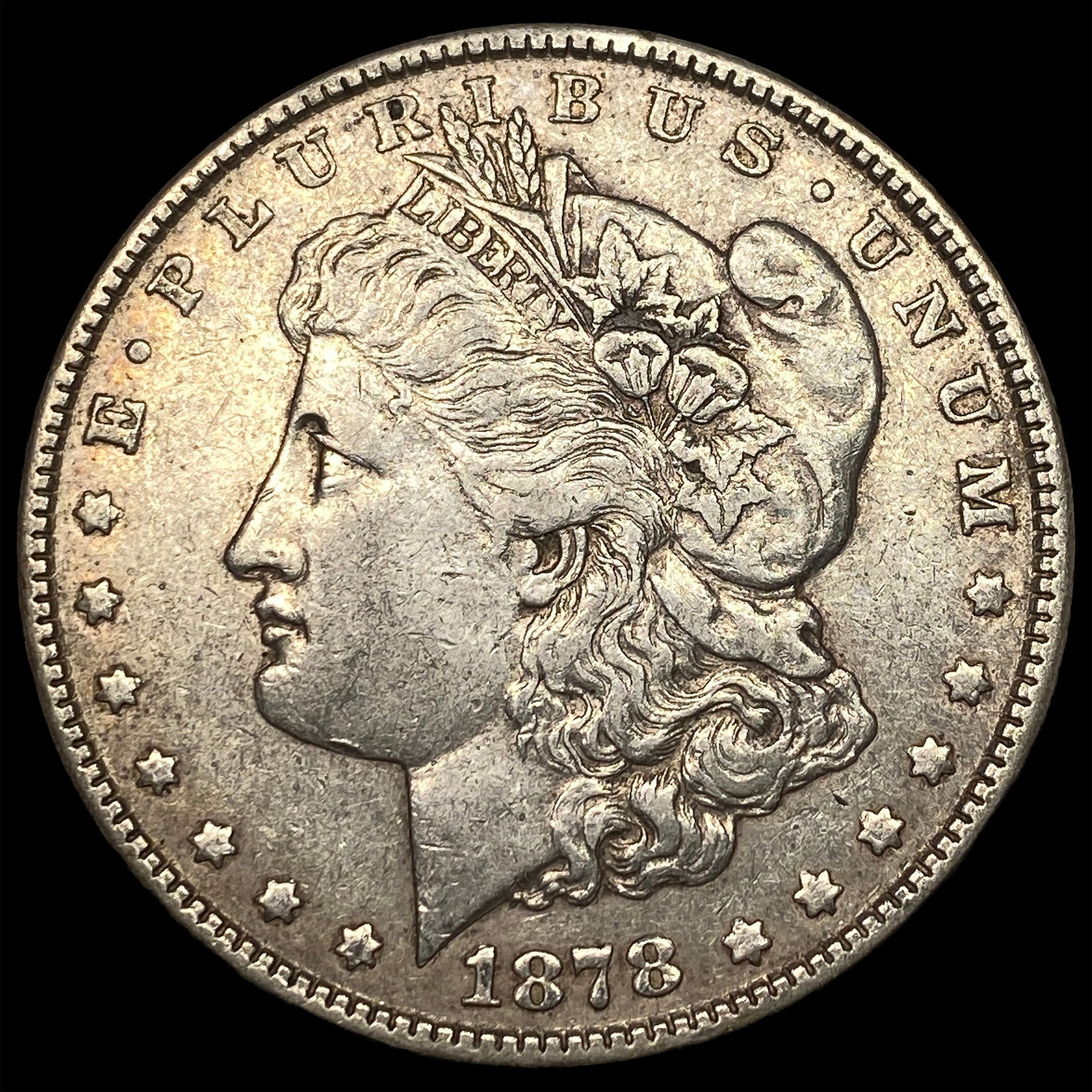 1878-S Silver Morgan Dollar NEARLY UNCIRCULATED: 1878-S Silver Morgan Dollar NEARLY UNCIRCULATED
