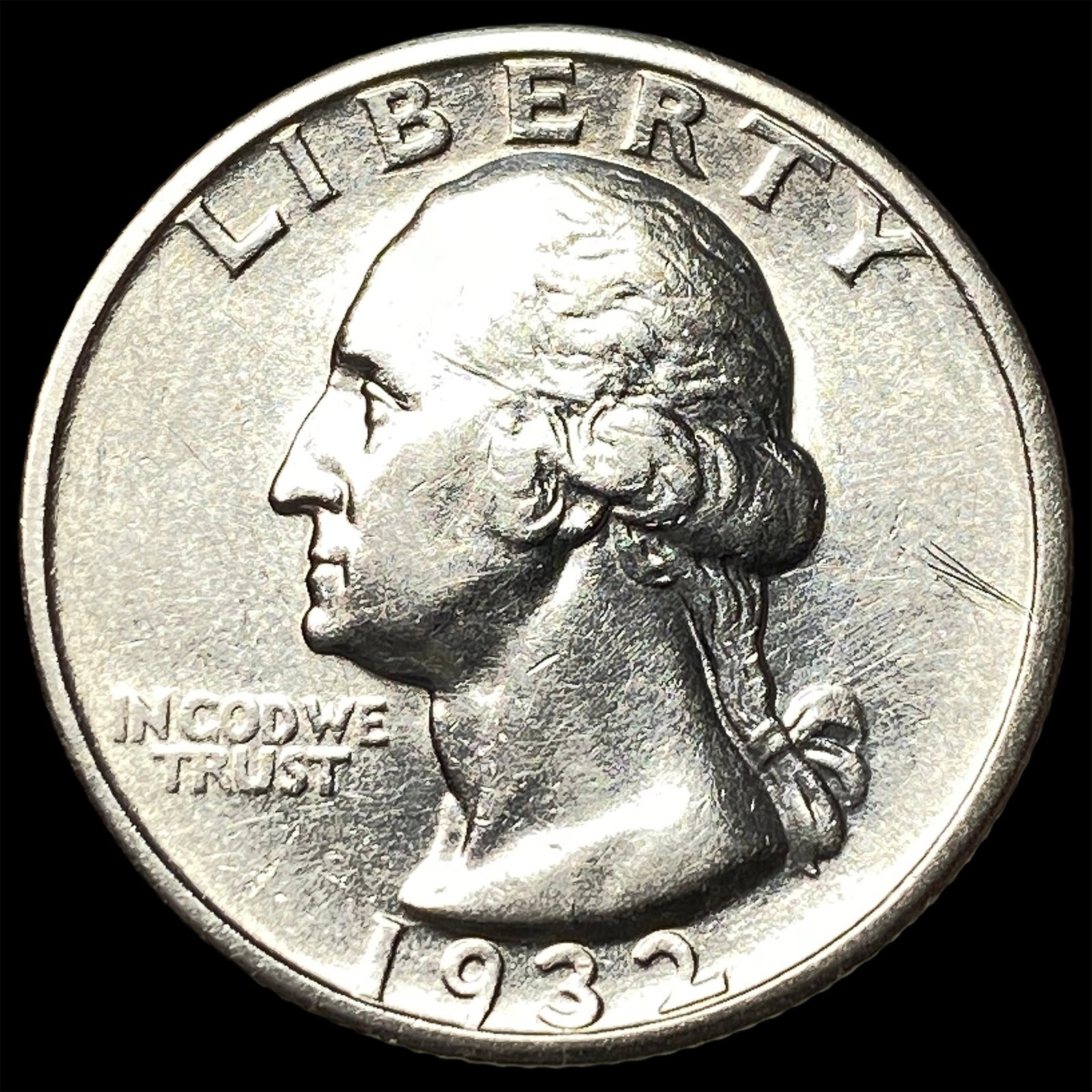 1932-S Silver Washington Quarter CLOSELY UNCIRCULATED: 1932-S Silver Washington Quarter CLOSELY UNCIRCULATED