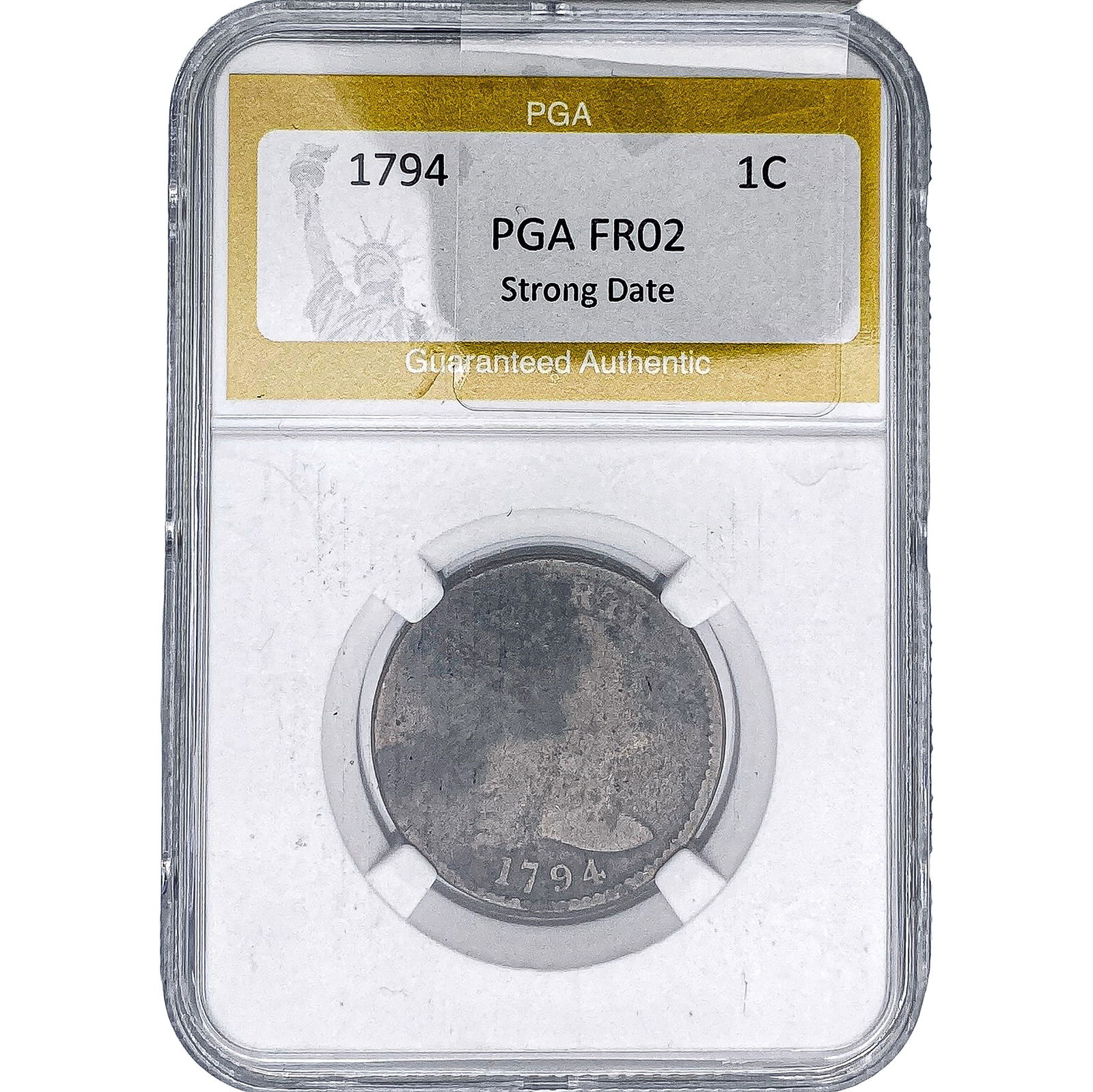 1794 Liberty Cap Large Cent PGA FR02 Strong Date (1 of 2)