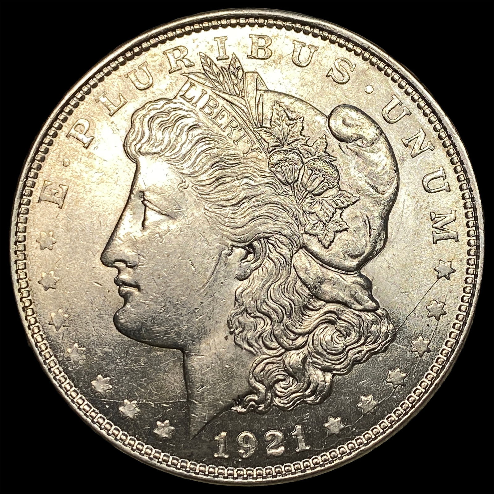 1921 Silver Morgan Dollar CHOICE BU: 1921 Silver Morgan Dollar CHOICE BU