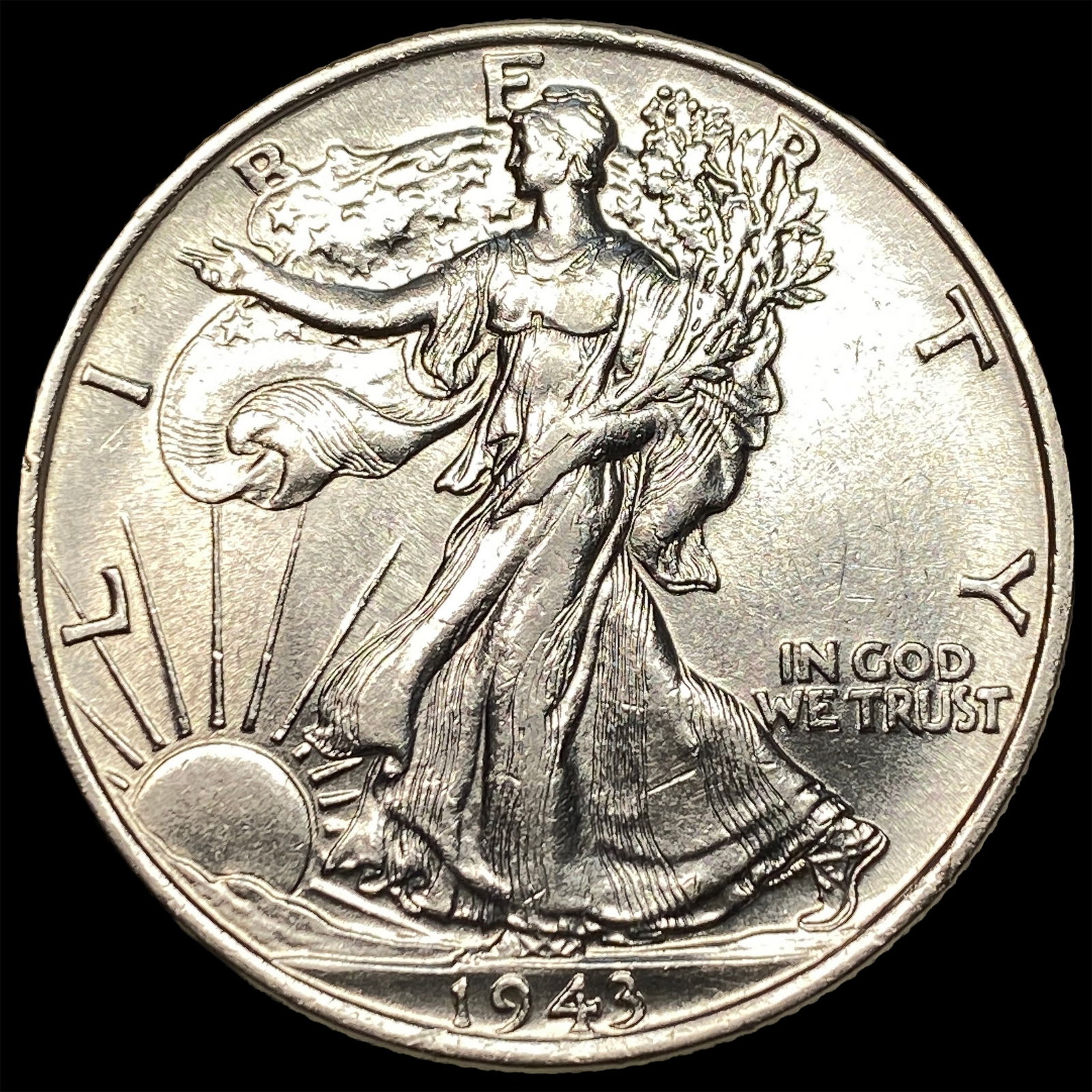 1943-S Silver Half Dollar (Walking Liberty) UNCIRCULATED (1 of 2)