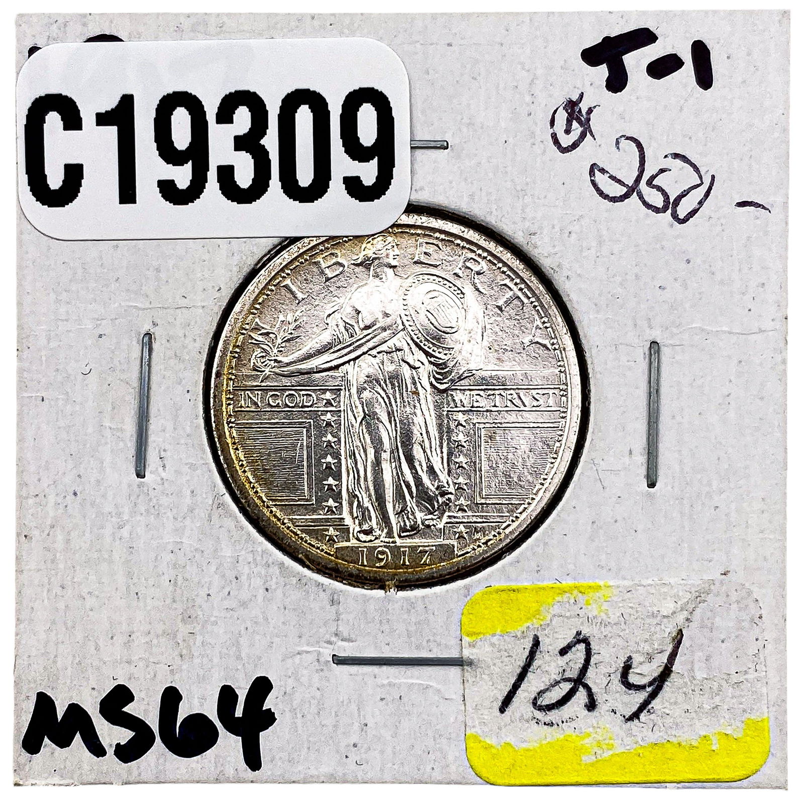 1917 Standing Liberty Quarter Type 1 (1 of 2)