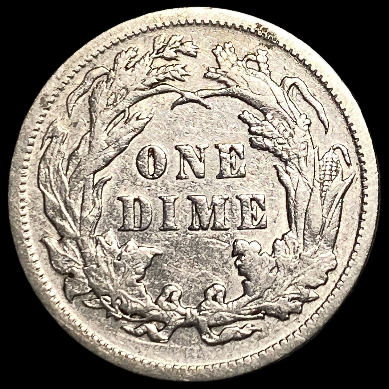 1891 Silver Dime CLOSELY UNCIRCULATED - 2