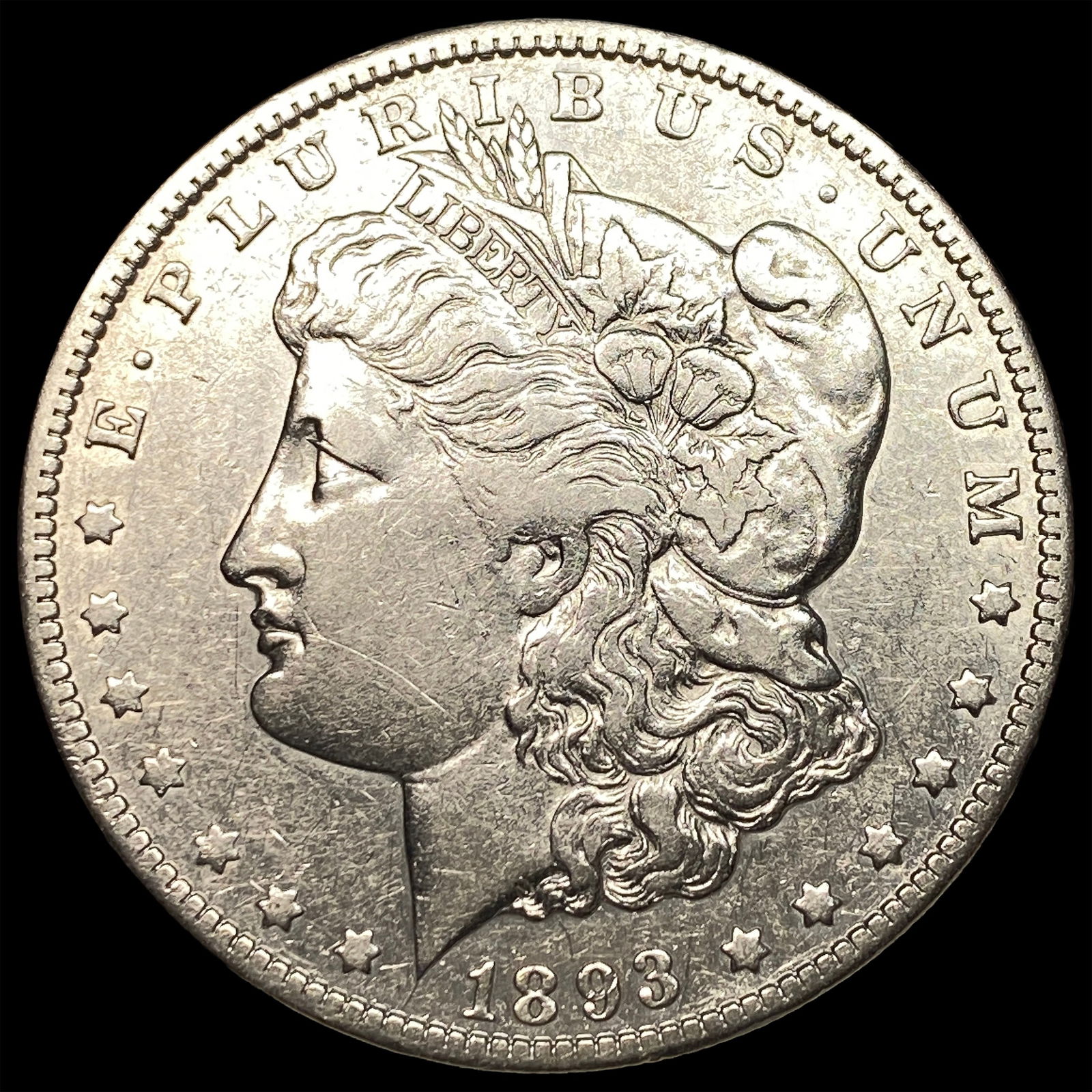 1893-O Silver Morgan Dollar NEARLY UNCIRCULATED: 1893-O Silver Morgan Dollar NEARLY UNCIRCULATED