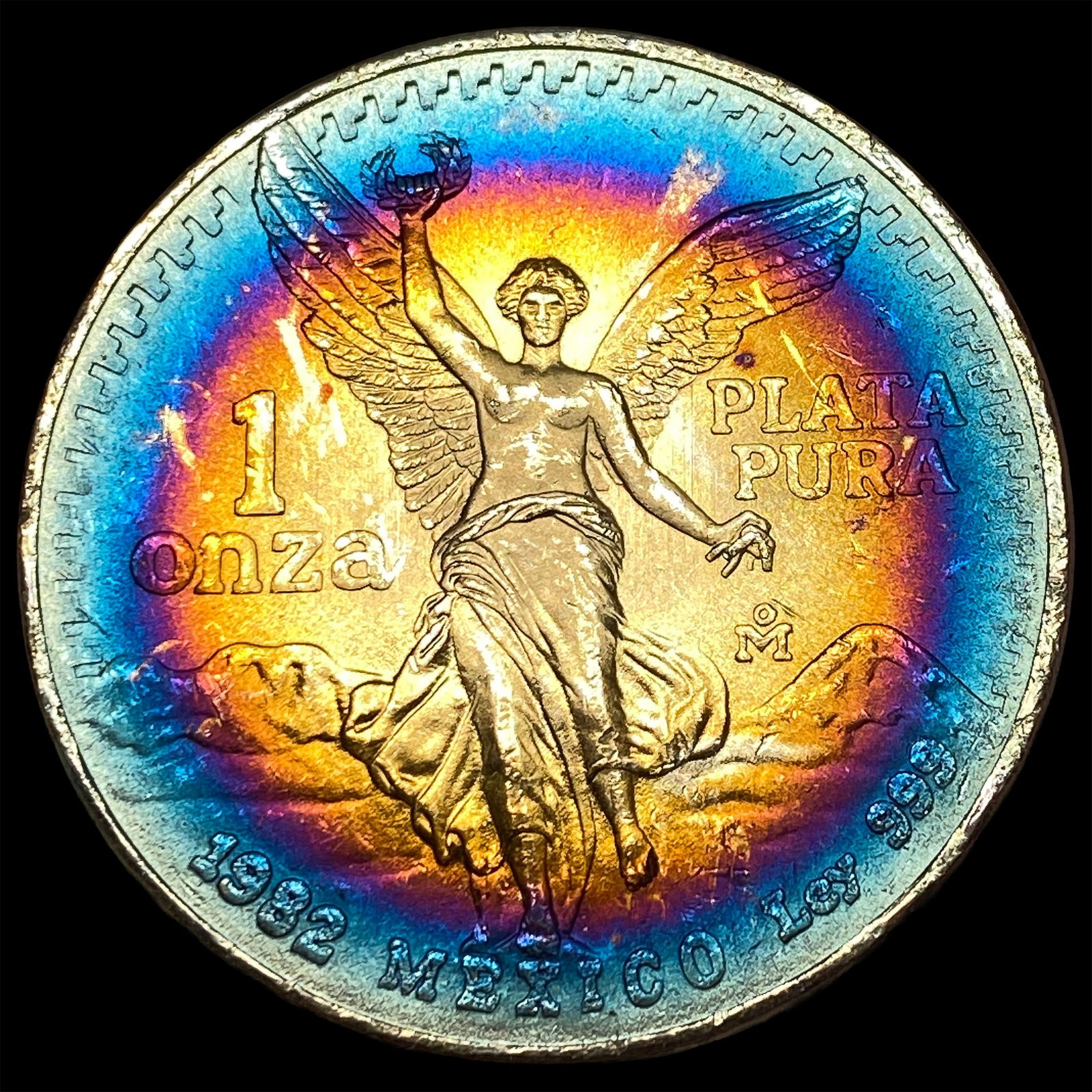 1982 Mexico 1 Onza Silver Libertad SUPERB GEM BU: 1982 Mexico 1 Onza Silver Libertad SUPERB GEM BU