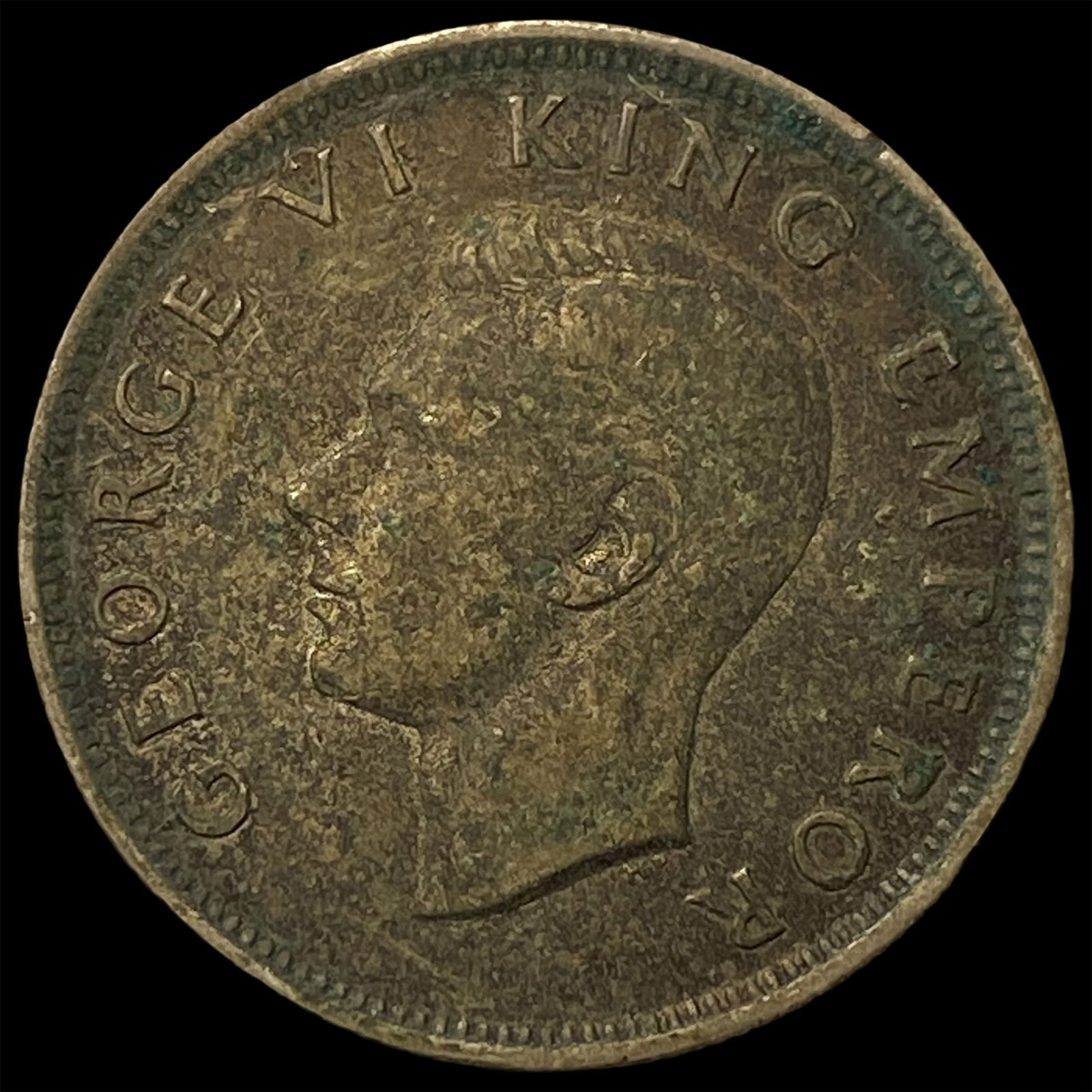 1943 New Zealand Silver Florin NEARLY UNCIRCULATED: 1943 New Zealand Silver Florin NEARLY UNCIRCULATED