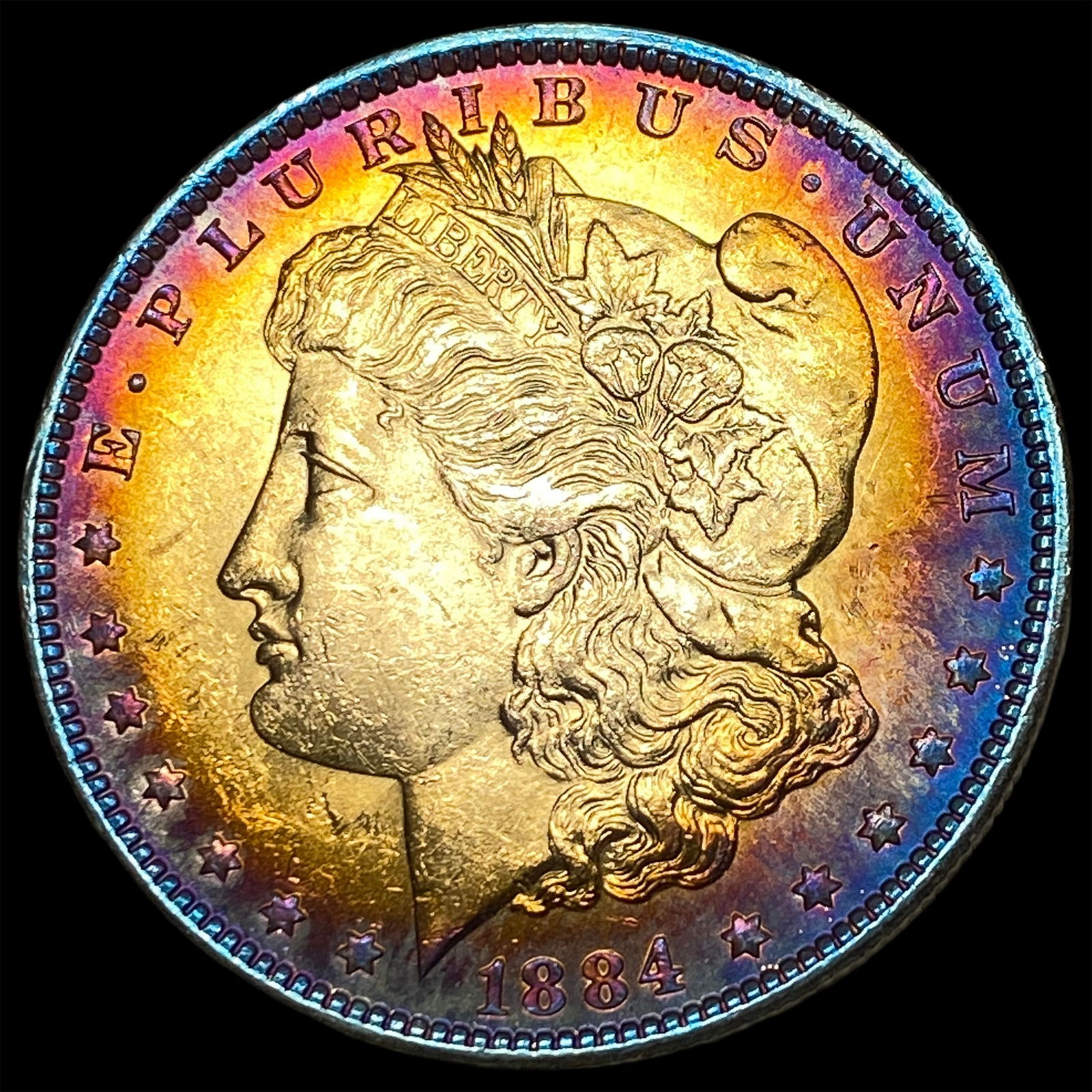 1884 Morgan Silver Dollar SUPERB GEM BU: 1884 Morgan Silver Dollar SUPERB GEM BU