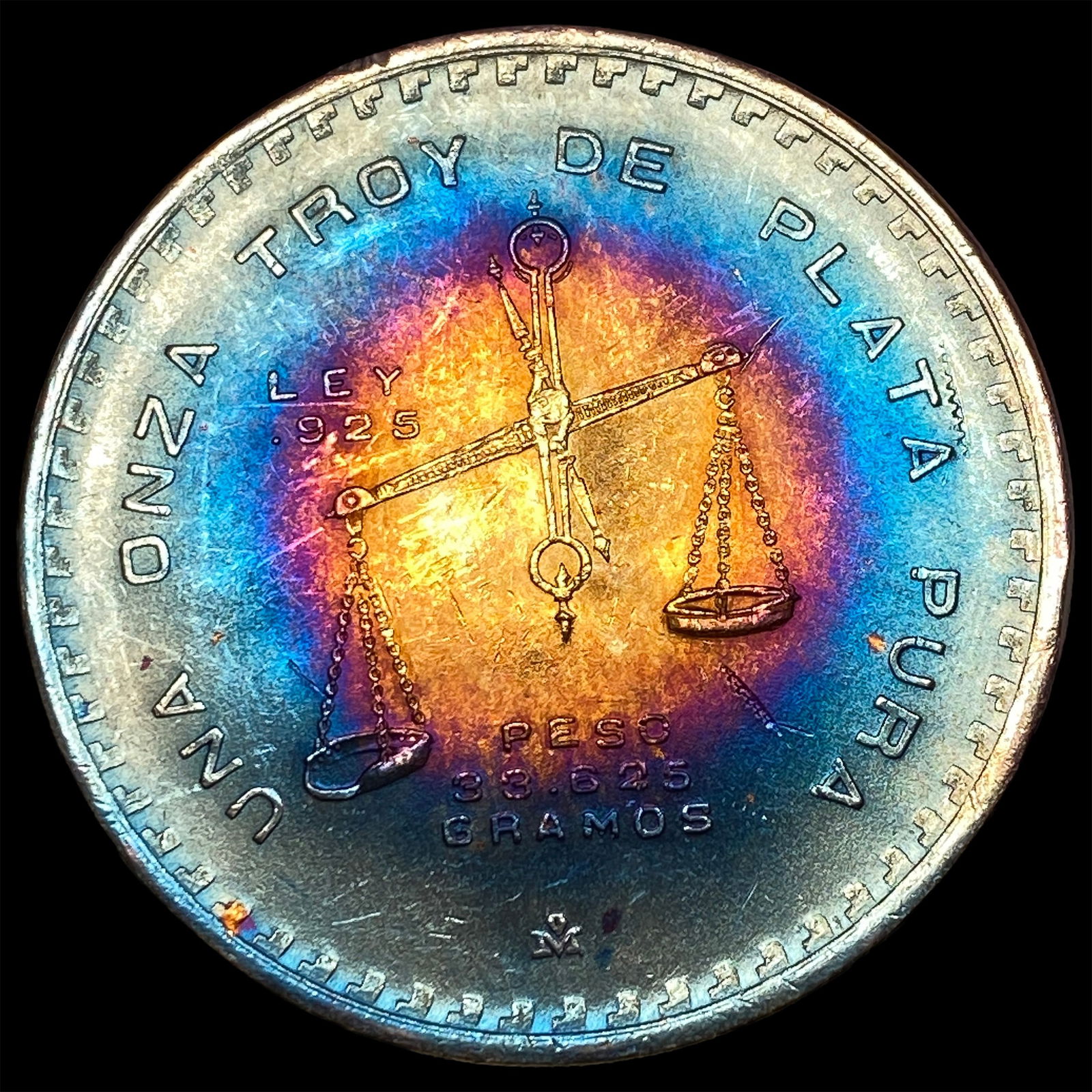 1980 Mexico Silver 1 Onza (33.625g .925 Silver) SUPERB GEM BU: 1980 Mexico Silver 1 Onza (33.625g .925 Silver) SUPERB GEM BU