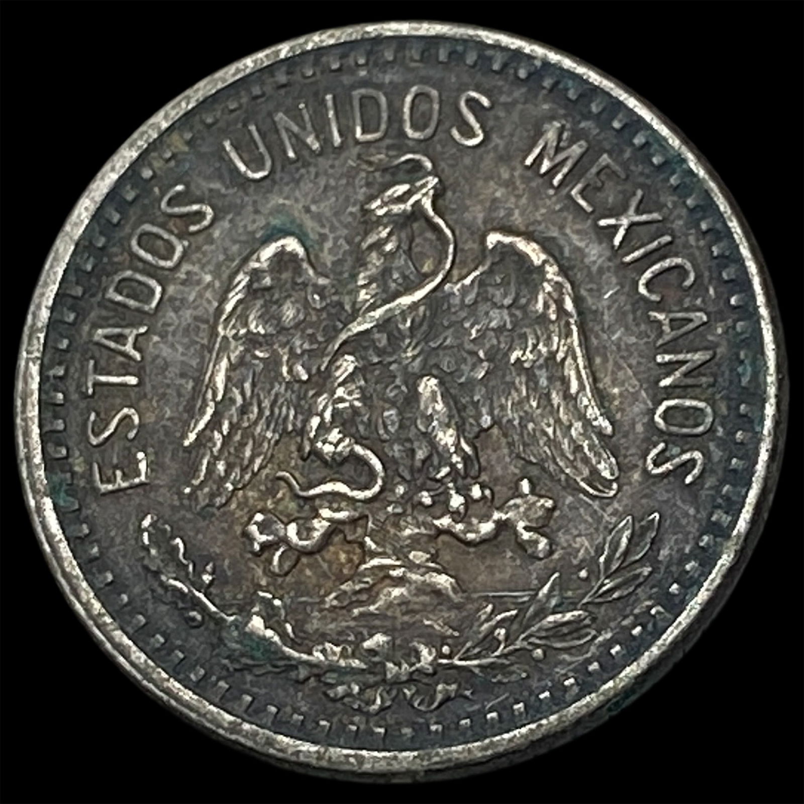 1907 Mexico Silver 20 Centavos NEARLY UNCIRCULATED (1 of 2)