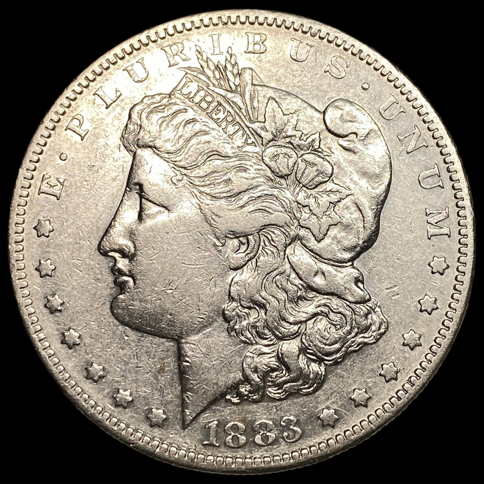 1883-S Silver Morgan Dollar CLOSELY UNCIRCULATED: 1883-S Silver Morgan Dollar CLOSELY UNCIRCULATED