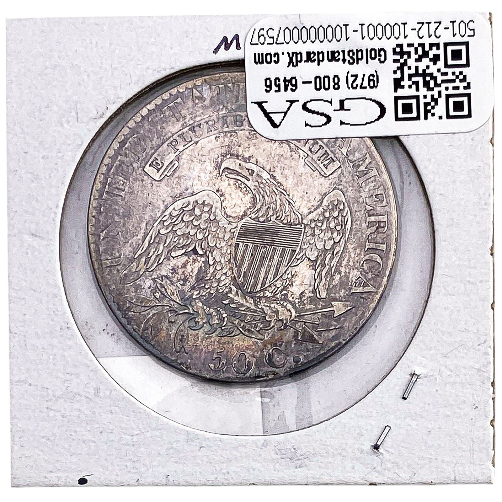 1825 Capped Bust Half Dollar - 2