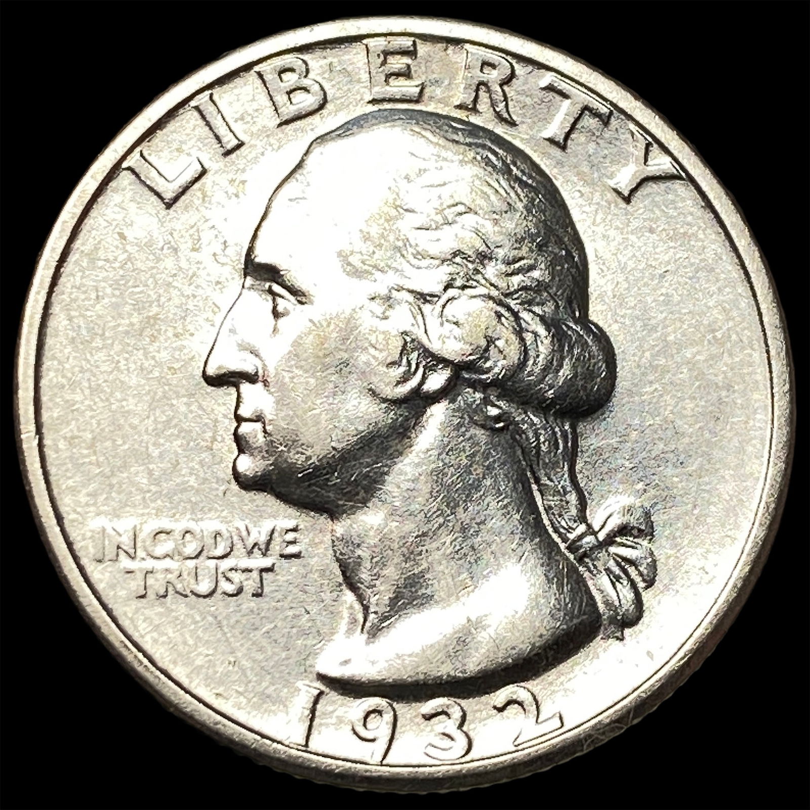 1932-S Silver Washington Quarter CLOSELY UNCIRCULATED: 1932-S Silver Washington Quarter CLOSELY UNCIRCULATED
