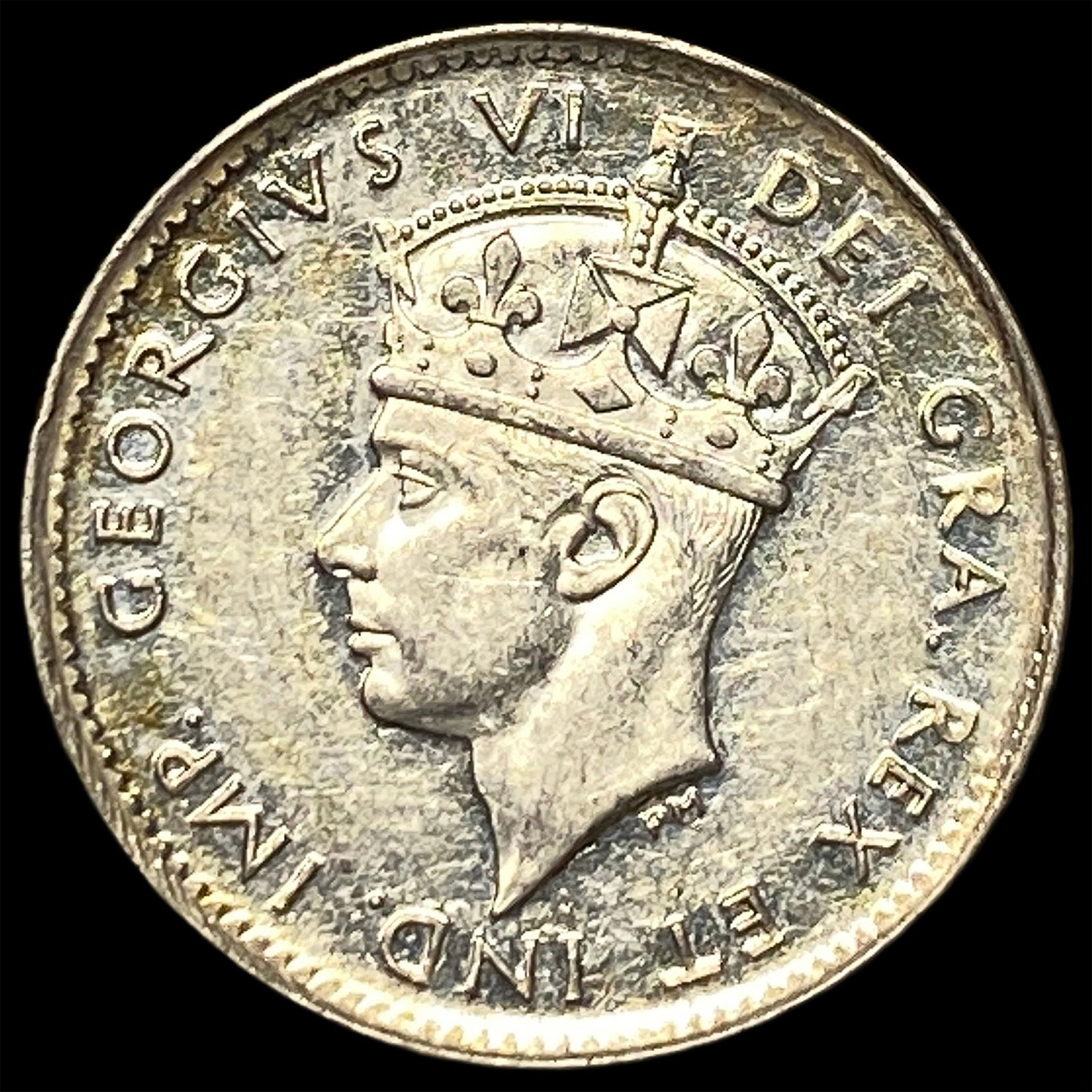 1945 Newfoundland Silver 5 Cents UNCIRCULATED: 1945 Newfoundland Silver 5 Cents UNCIRCULATED