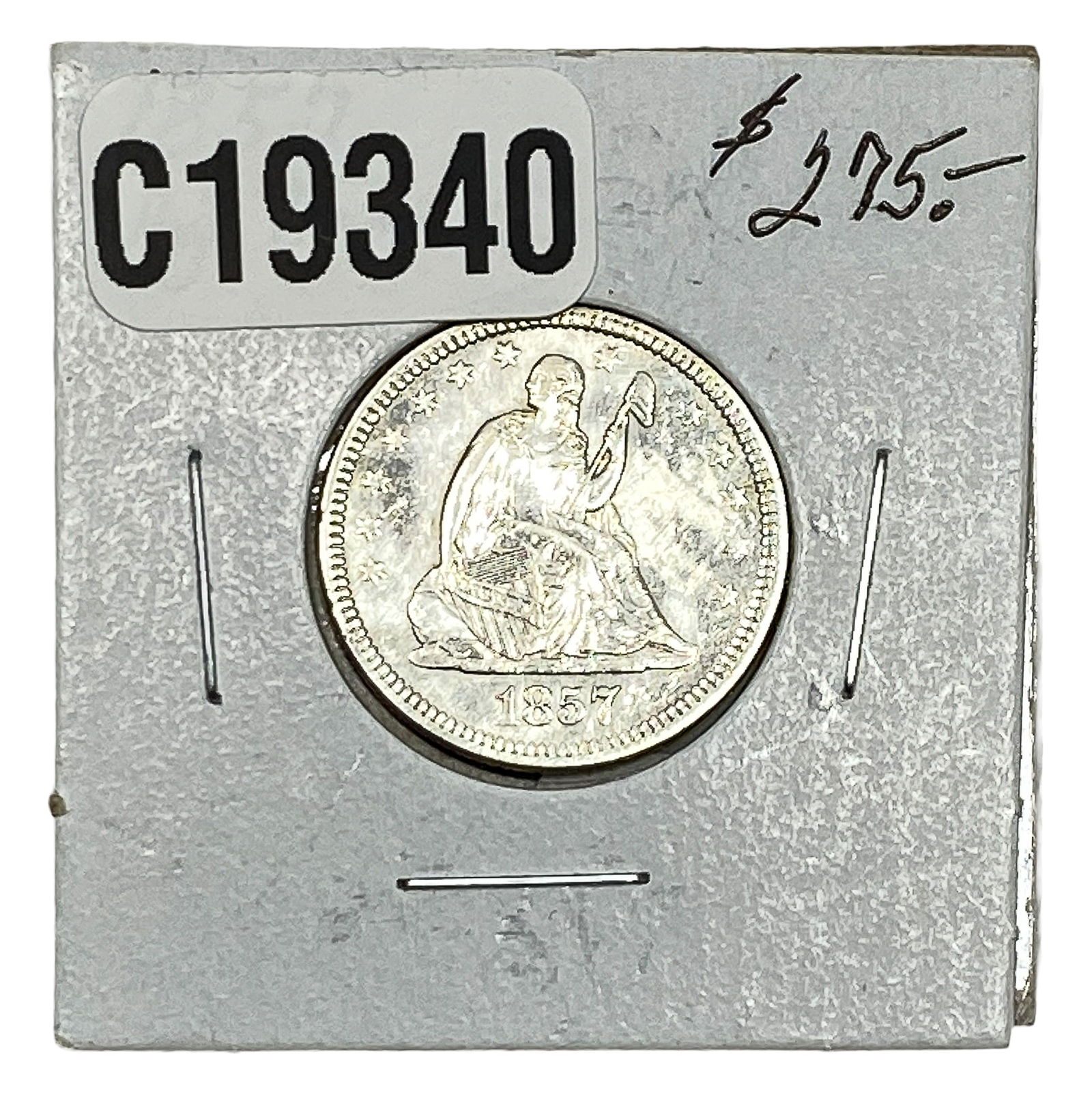 1857 Seated Liberty Quarter: 1857 Seated Liberty Quarter
