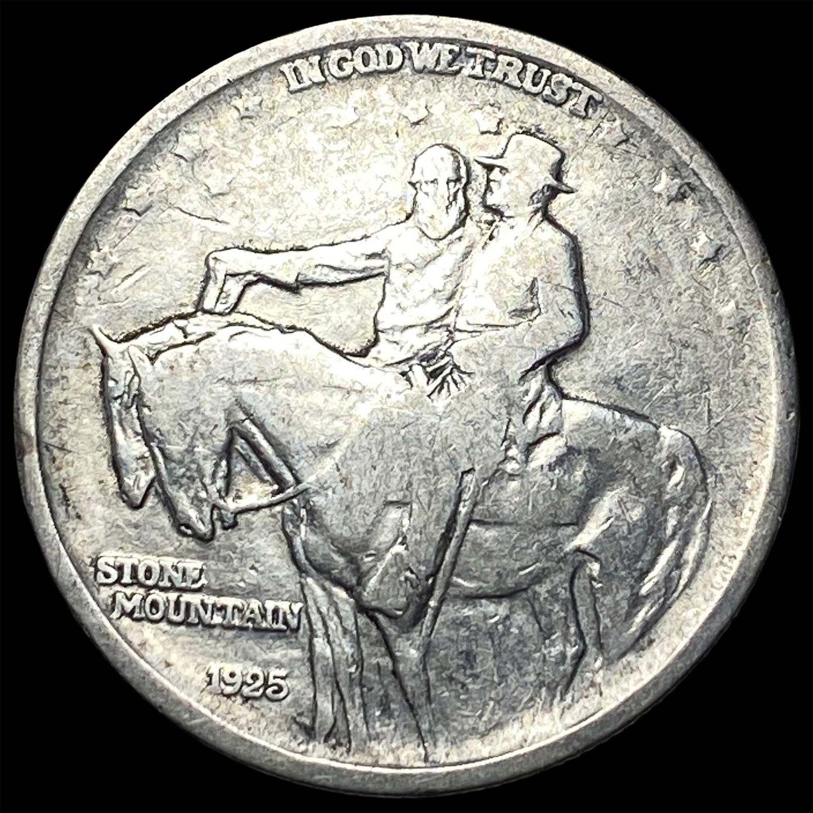 1925 Stone Mountain Silver Half Dollar NICELY CIRCULATED (1 of 2)