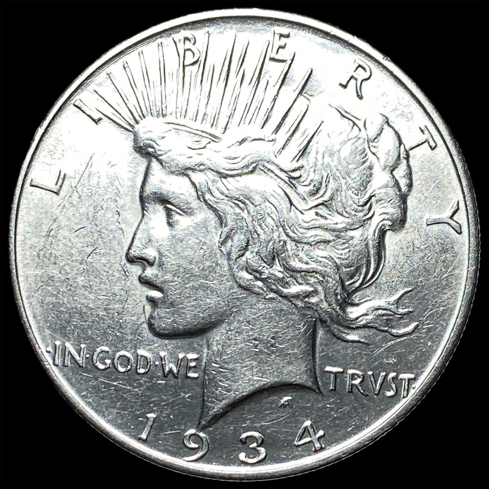 1934-D Peace Silver Dollar CHOICE AU (1 of 2)