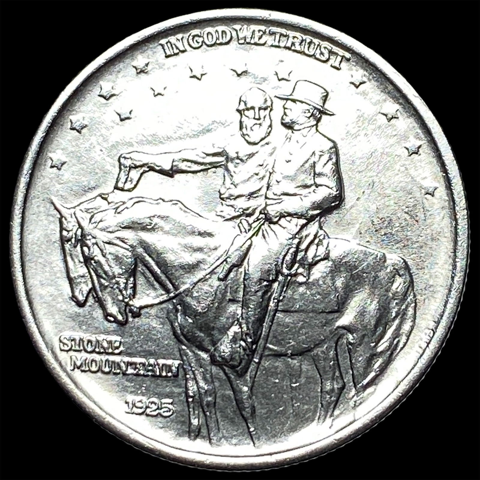 1925 Silver Stone Mountain Half Dollar UNCIRCULATED: 1925 Silver Stone Mountain Half Dollar UNCIRCULATED
