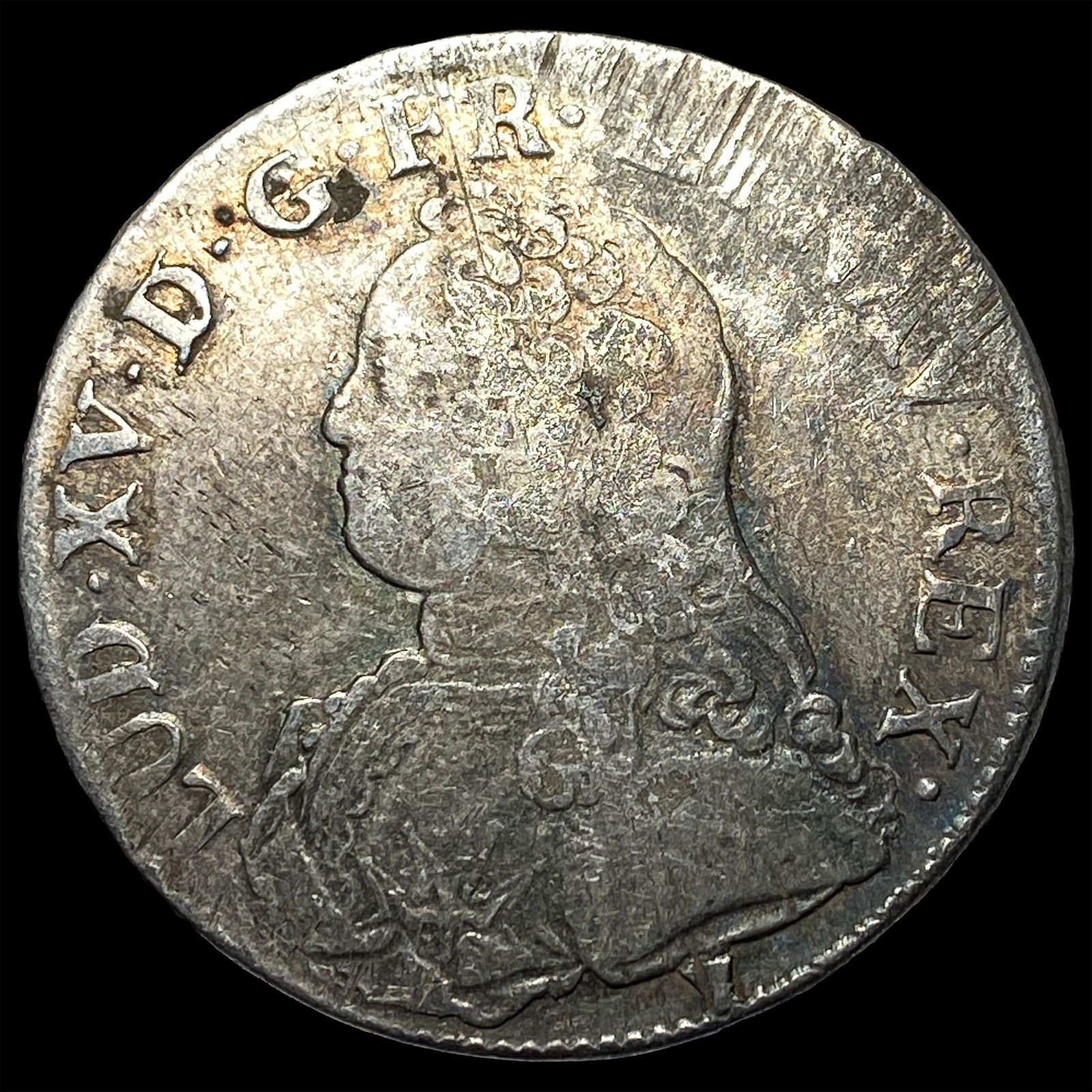 1728 France Silver 1 Ecu Louis XV NEARLY UNCIRCULATED: 1728 France Silver 1 Ecu Louis XV NEARLY UNCIRCULATED