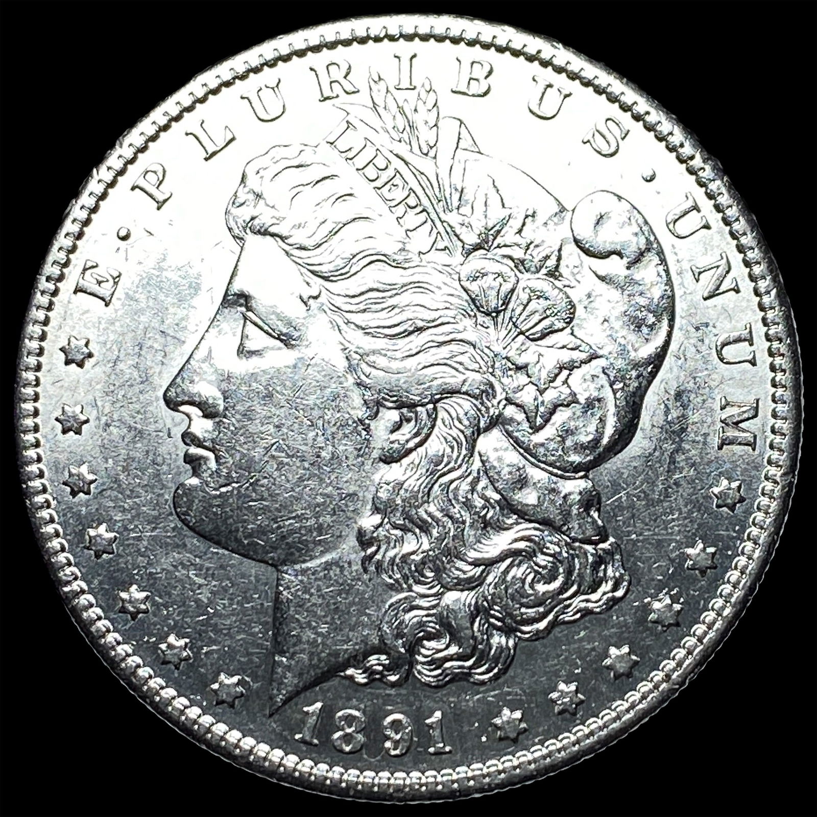 1891-S Silver Morgan Dollar UNCIRCULATED: 1891-S Silver Morgan Dollar UNCIRCULATED