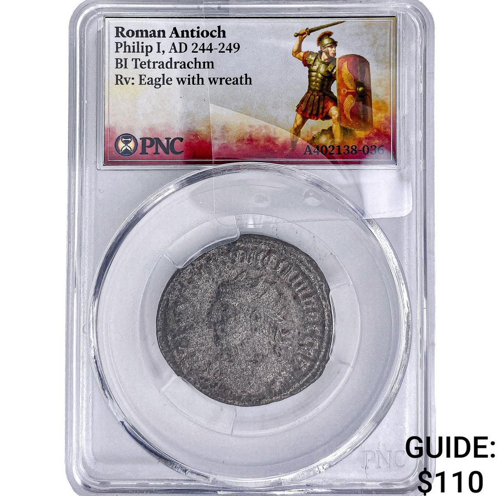 Roman Antioch Philip I 244-249 AD Bi-Tetradrachm PNC: Roman Antioch Philip I 244-249 AD Bi-Tetradrachm PNC