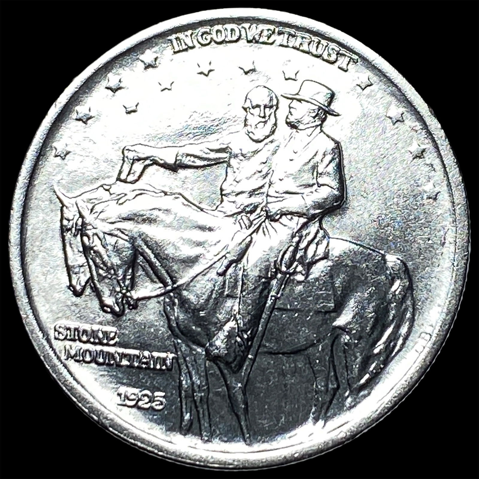1925 Silver Stone Mountain Half Dollar UNCIRCULATED: 1925 Silver Stone Mountain Half Dollar UNCIRCULATED
