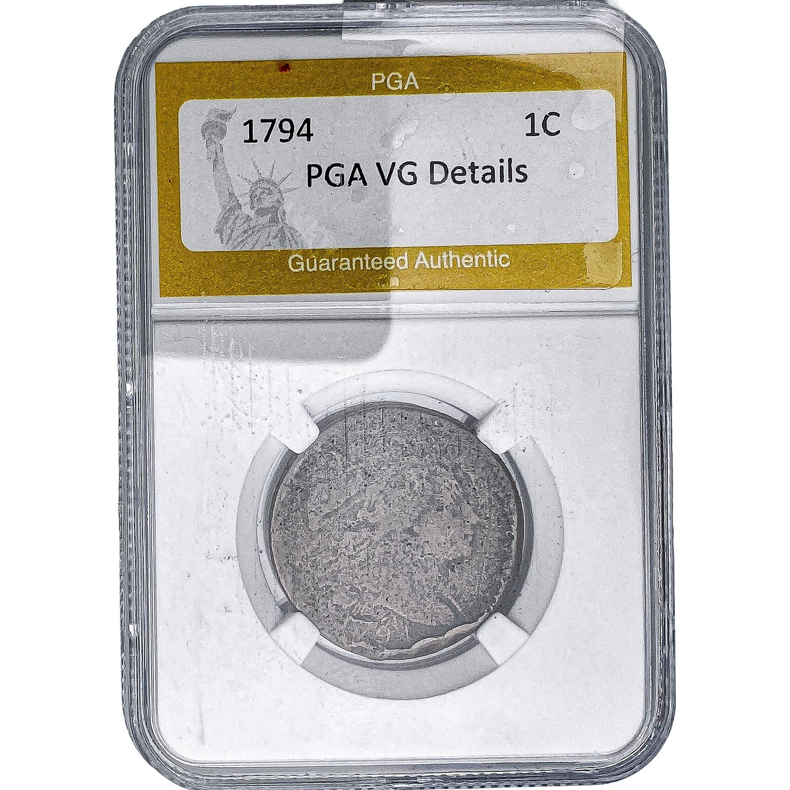 1794 Liberty Cap Large Cent PGA VG Details: 1794 Liberty Cap Large Cent PGA VG Details