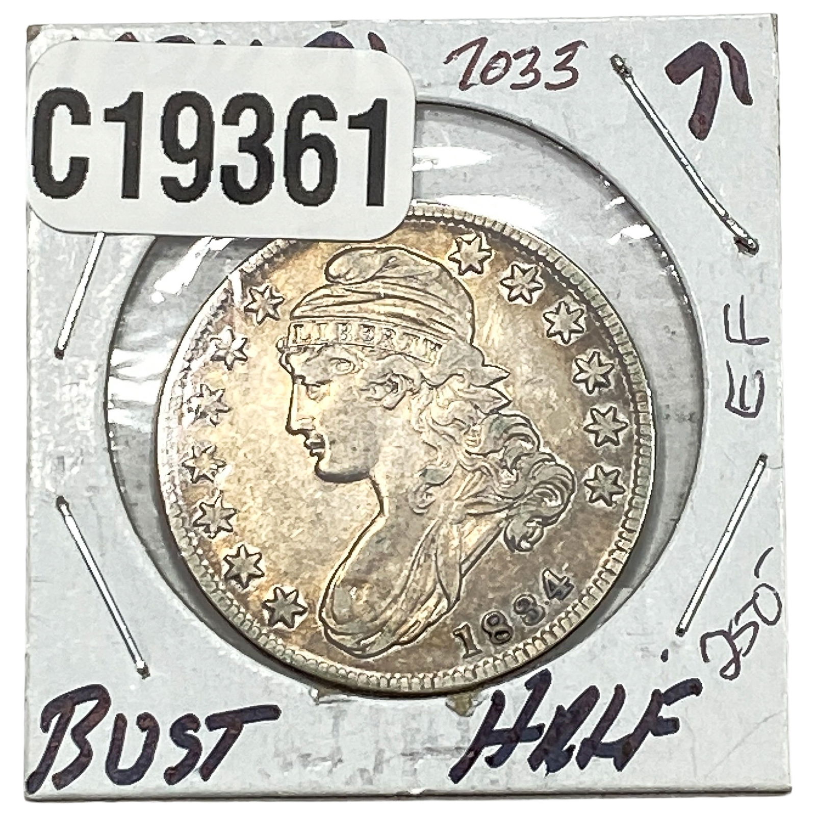 1834 Capped Bust Half Dollar (1 of 2)