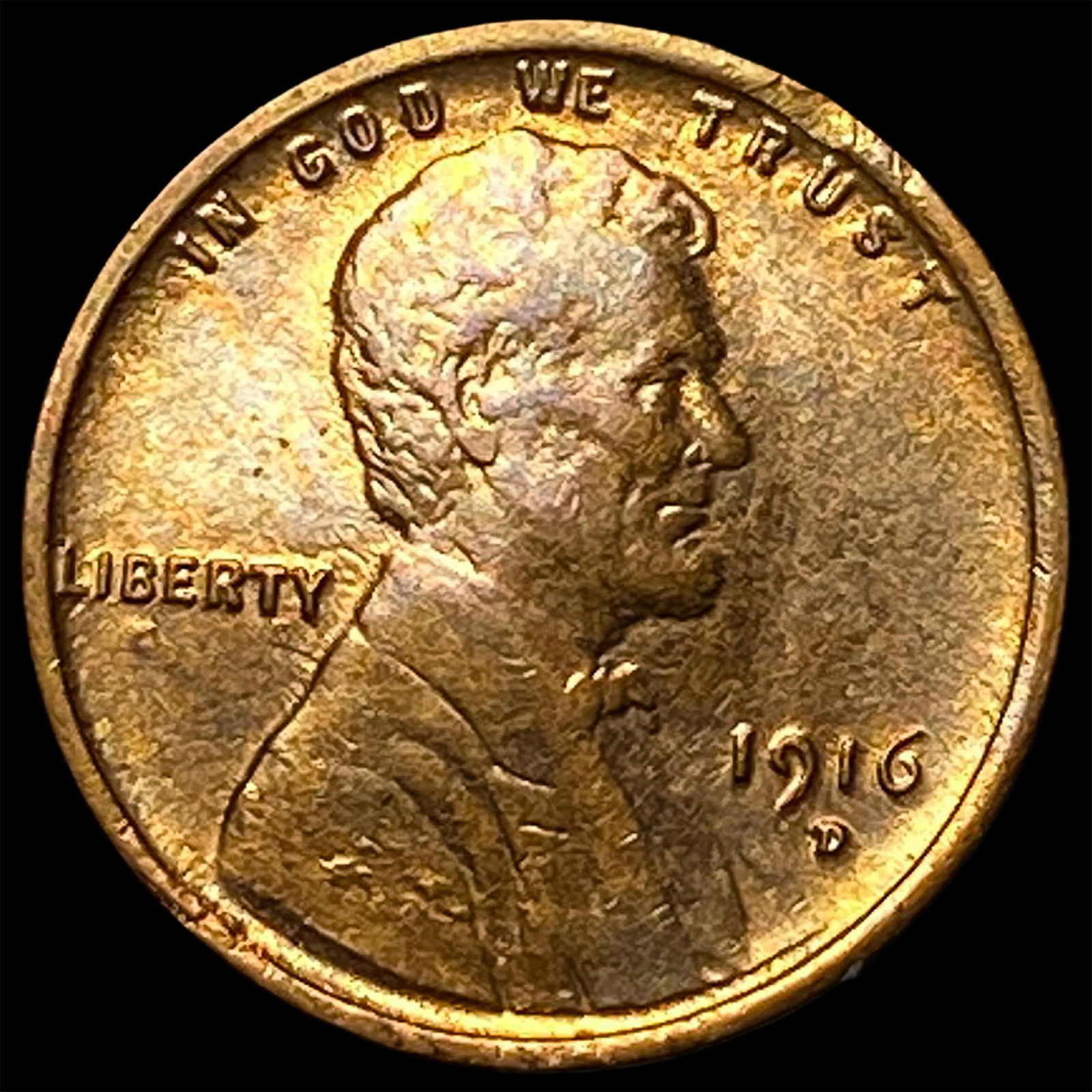 1916-D Lincoln Wheat Cent HIGH GRADE (1 of 2)
