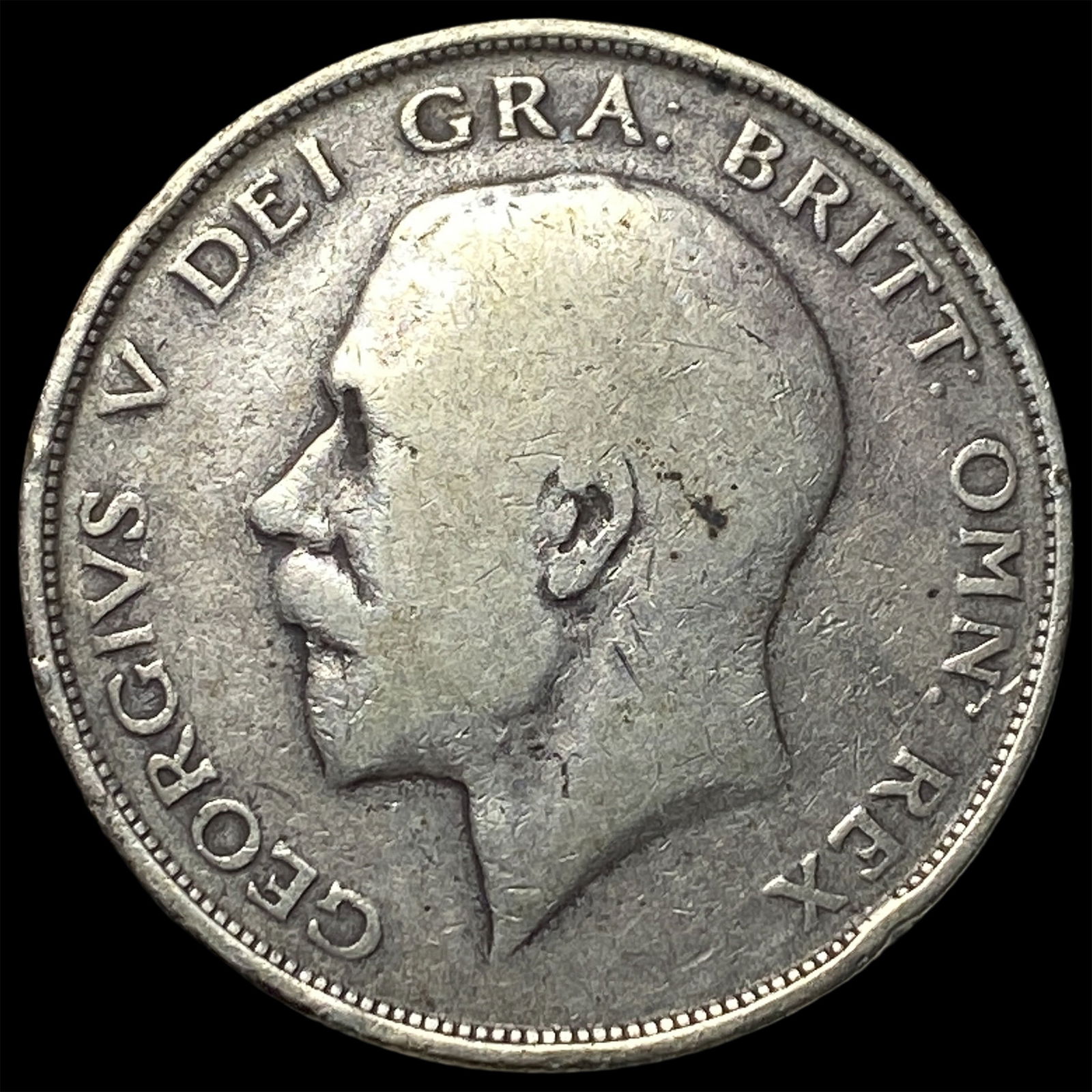 1912 Great Britain Silver Half Crown - George V NEARLY UNCIRCULATED (1 of 2)