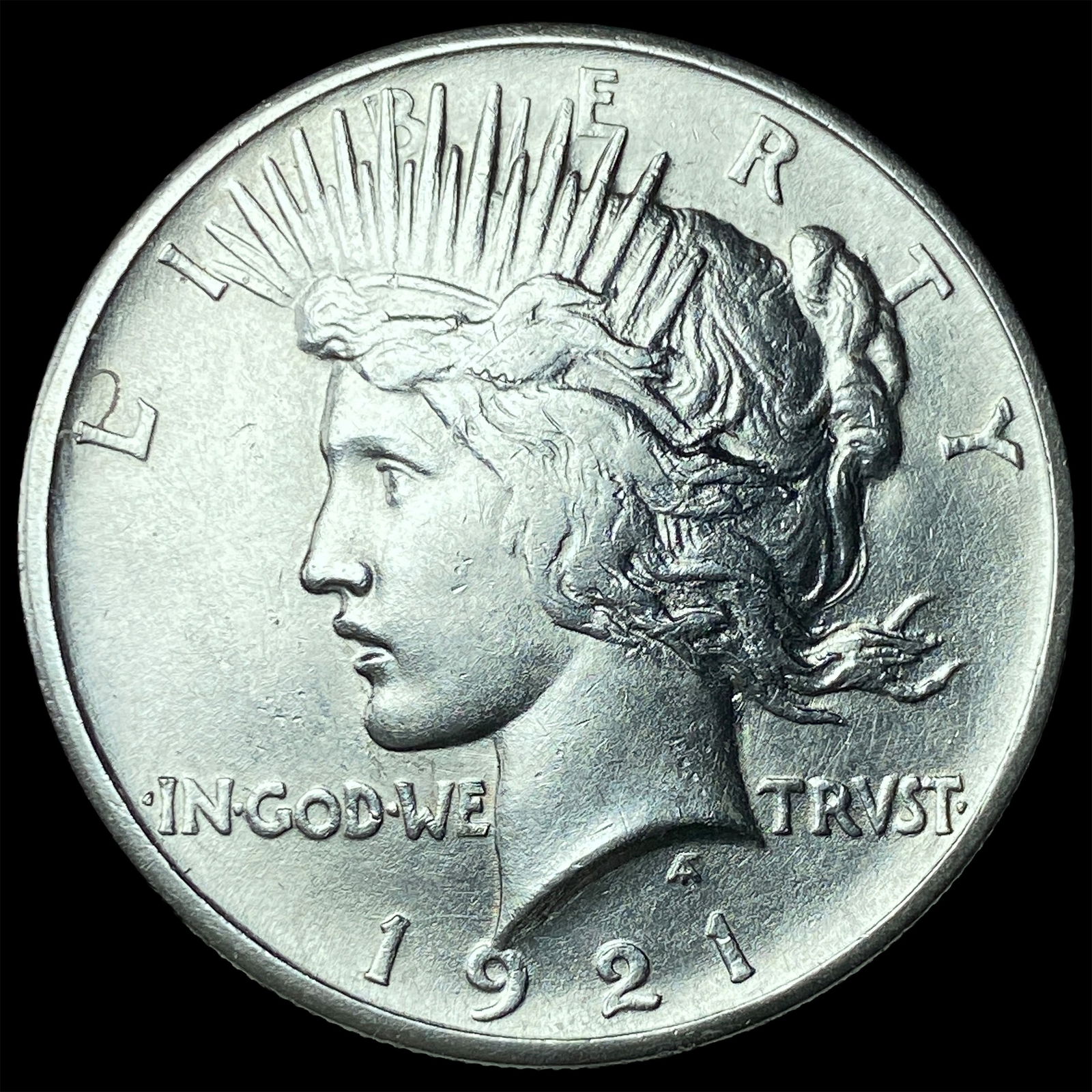 1921 Silver Peace Dollar CHOICE AU: 1921 Silver Peace Dollar CHOICE AU