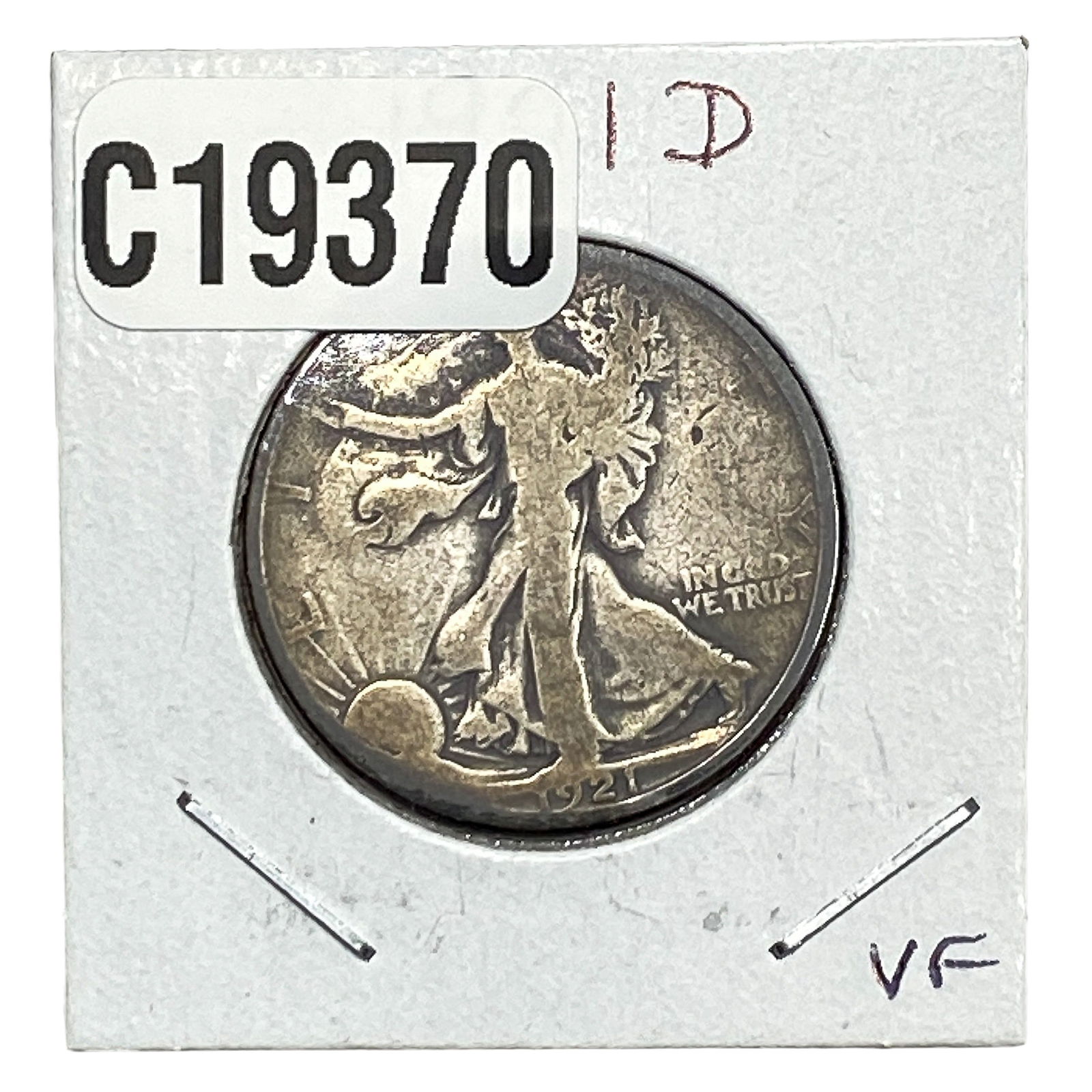 1921-D Walking Liberty Half Dollar (1 of 2)