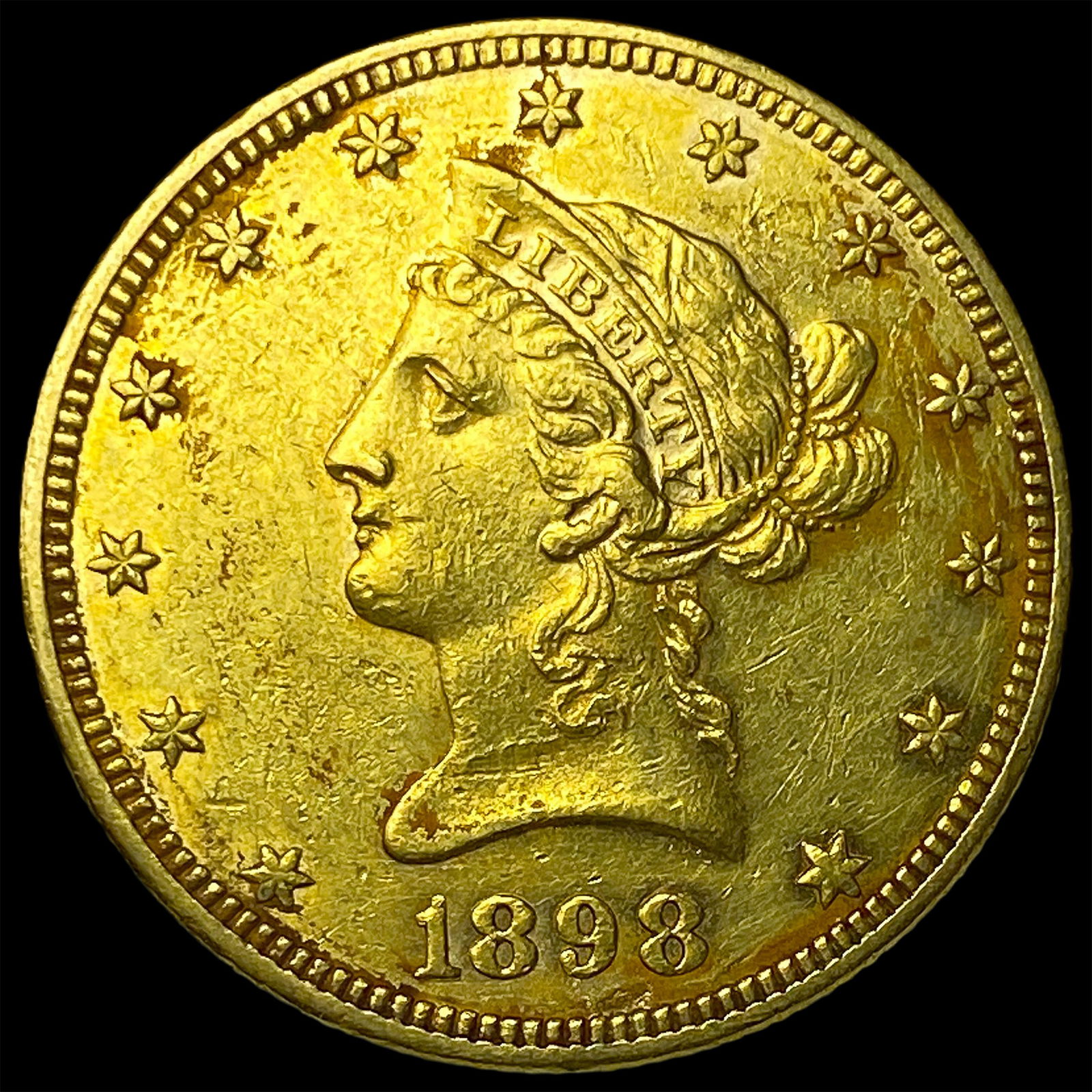 1898 Liberty Head $10 Gold Eagle CLOSELY UNCIRCULATED (1 of 2)