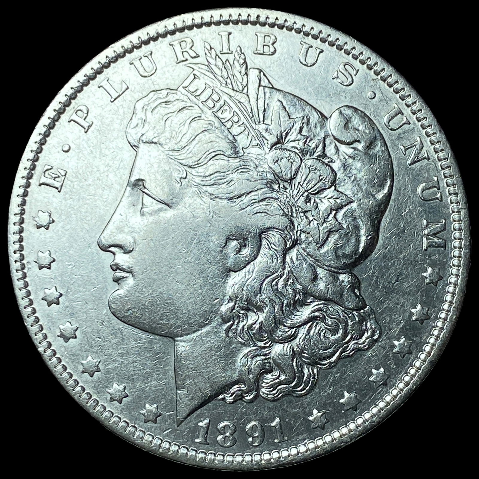 1891-O Silver Morgan Dollar NEARLY UNCIRCULATED: 1891-O Silver Morgan Dollar NEARLY UNCIRCULATED