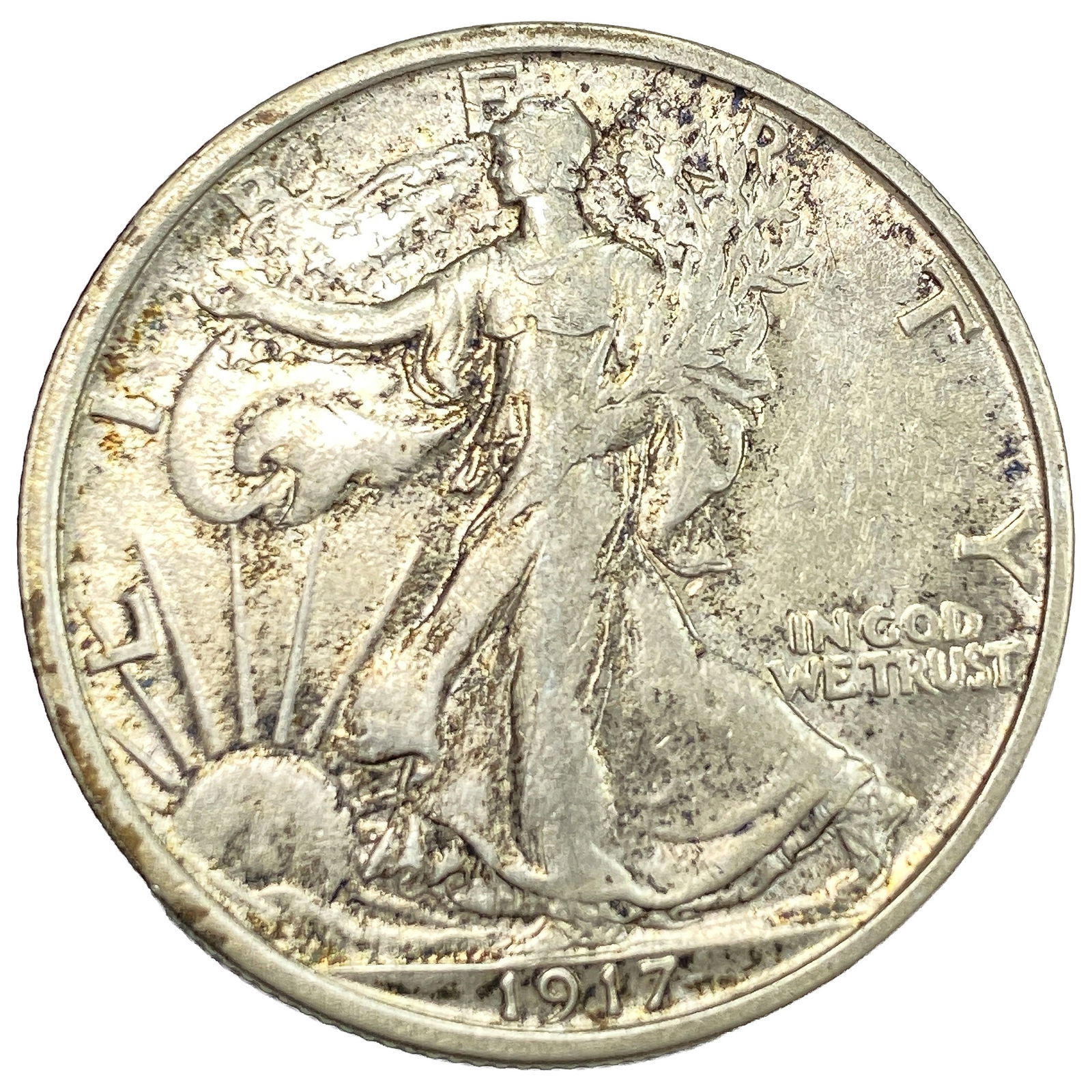 1917 Walking Liberty Half Dollar: 1917 Walking Liberty Half Dollar