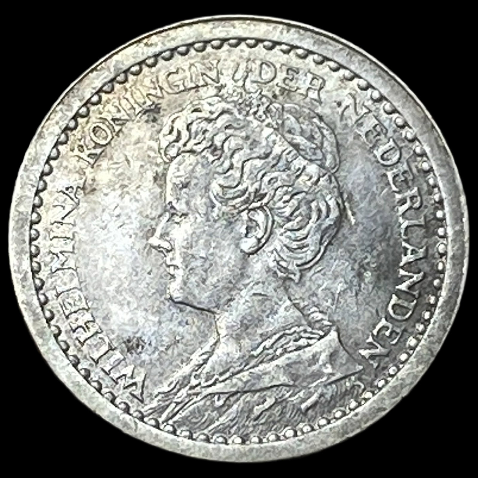 1911 Netherlands Silver 10 Cents NEARLY UNCIRCULATED: 1911 Netherlands Silver 10 Cents NEARLY UNCIRCULATED