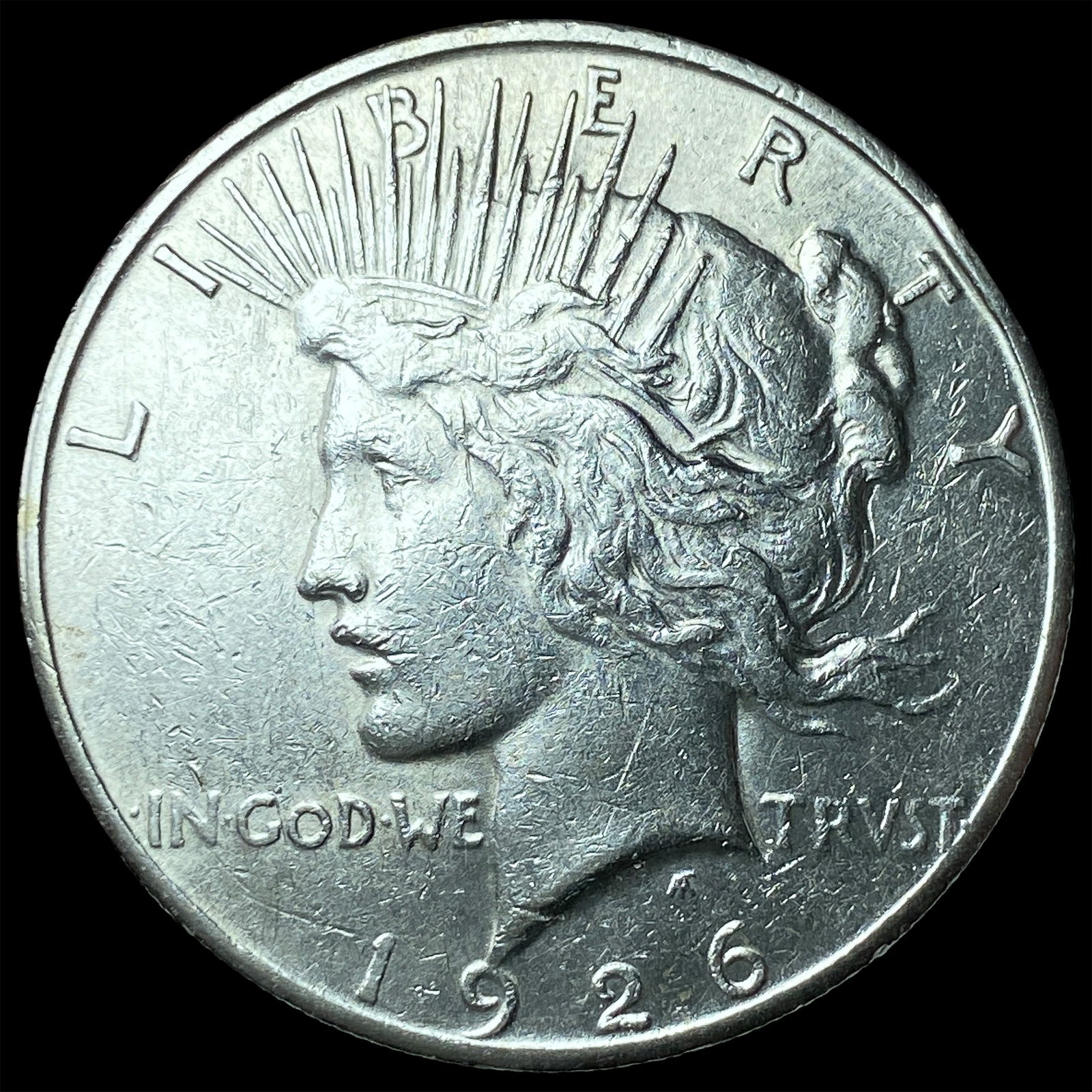 1926 Peace Silver Dollar CLOSELY UNCIRCULATED: 1926 Peace Silver Dollar CLOSELY UNCIRCULATED