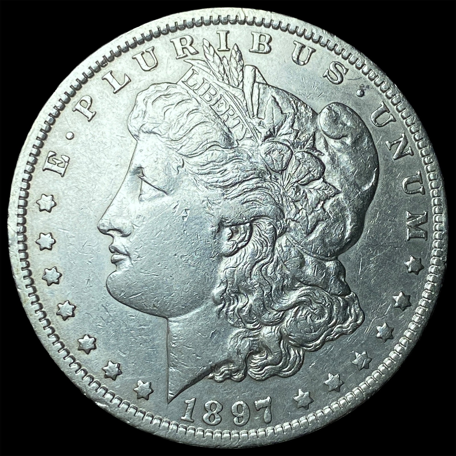 1897-O Silver Morgan Dollar CLOSELY UNCIRCULATED: 1897-O Silver Morgan Dollar CLOSELY UNCIRCULATED