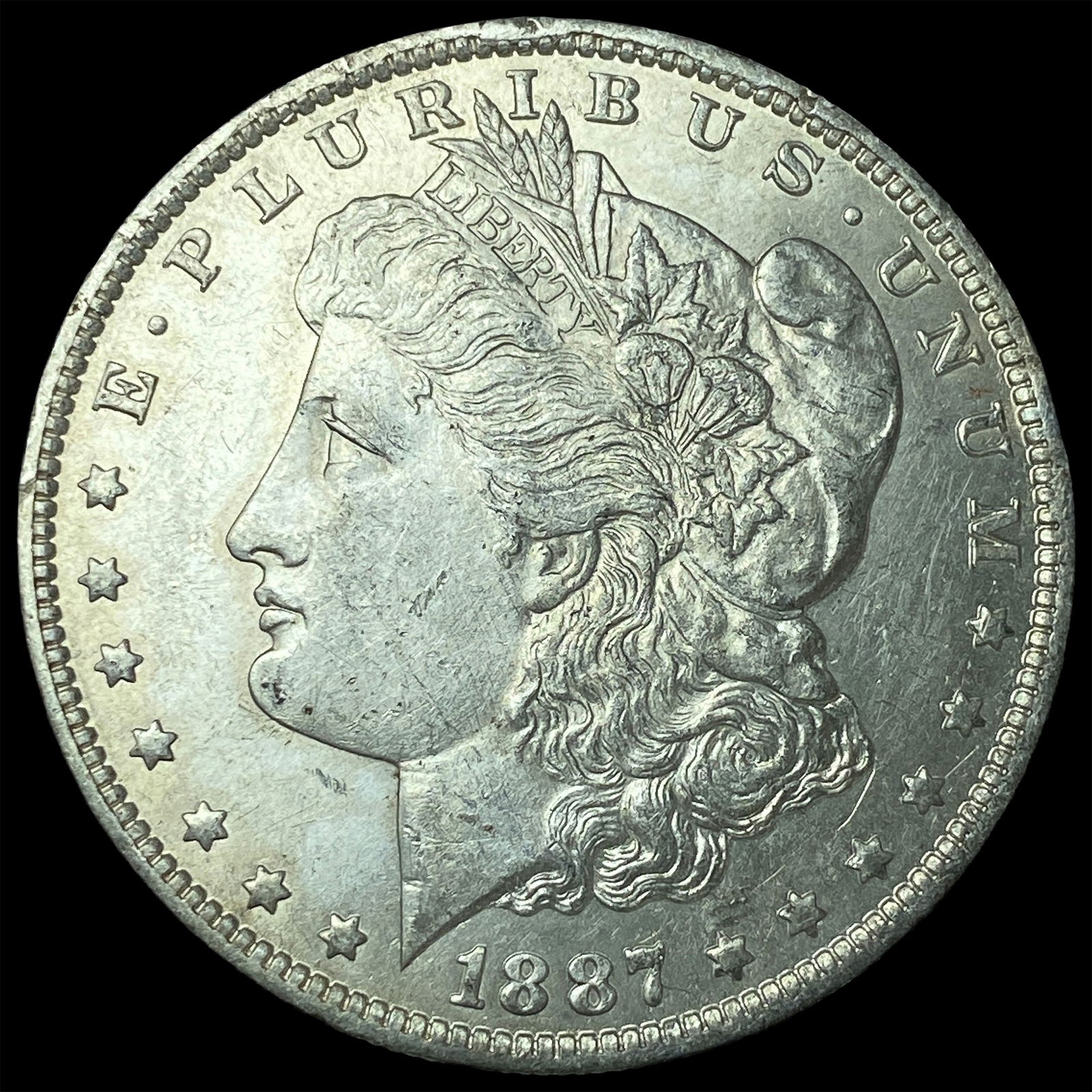 1887-O Silver Morgan Dollar CHOICE AU: 1887-O Silver Morgan Dollar CHOICE AU