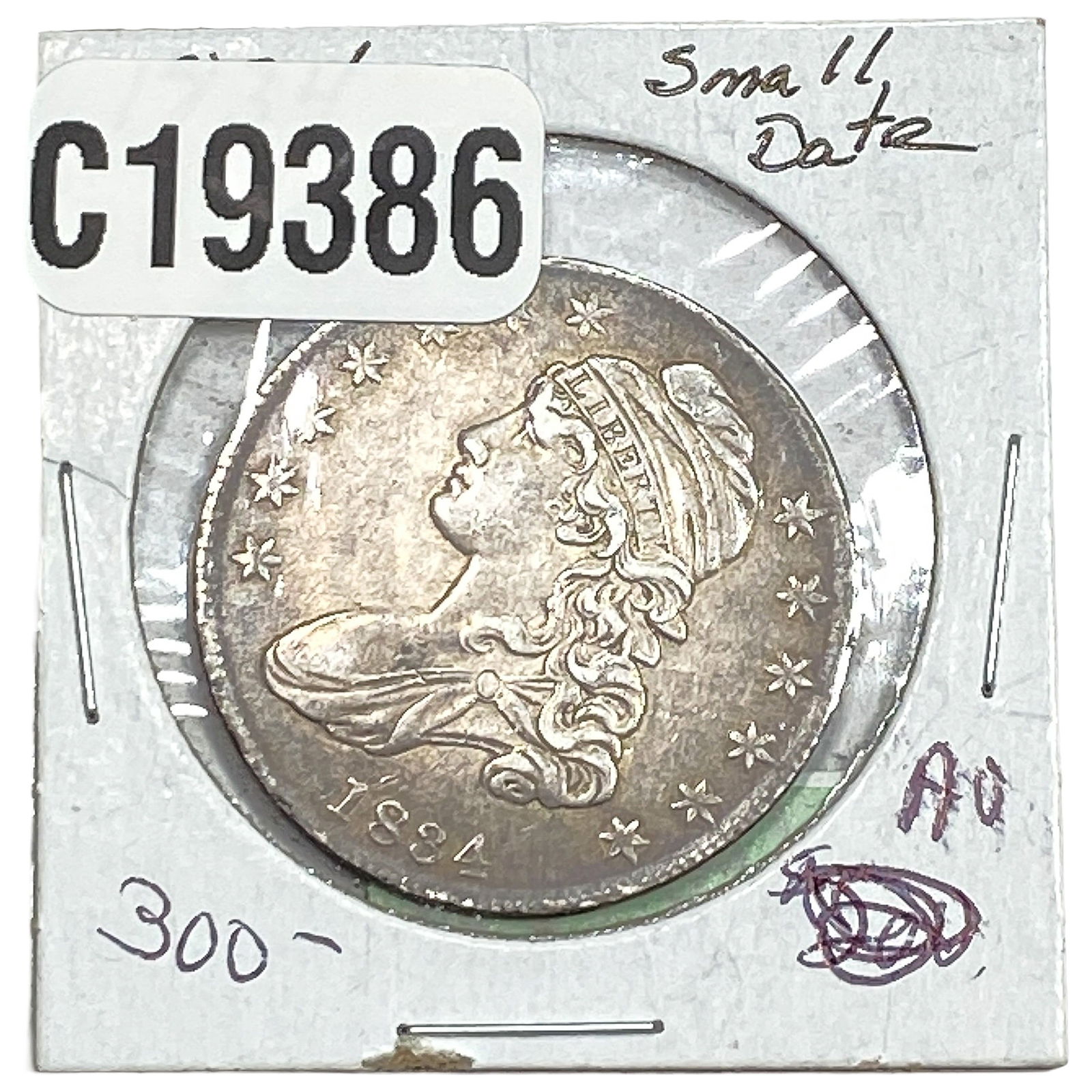 1834 Capped Bust Half Dollar (1 of 2)