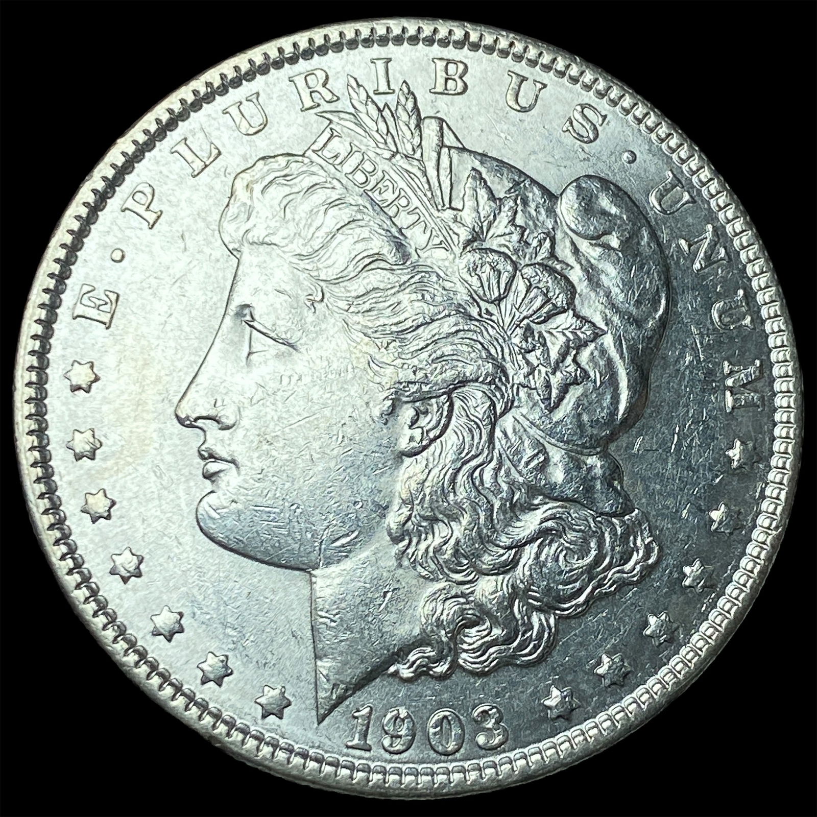 1903 Morgan Silver Dollar CLOSELY UNCIRCULATED: 1903 Morgan Silver Dollar CLOSELY UNCIRCULATED