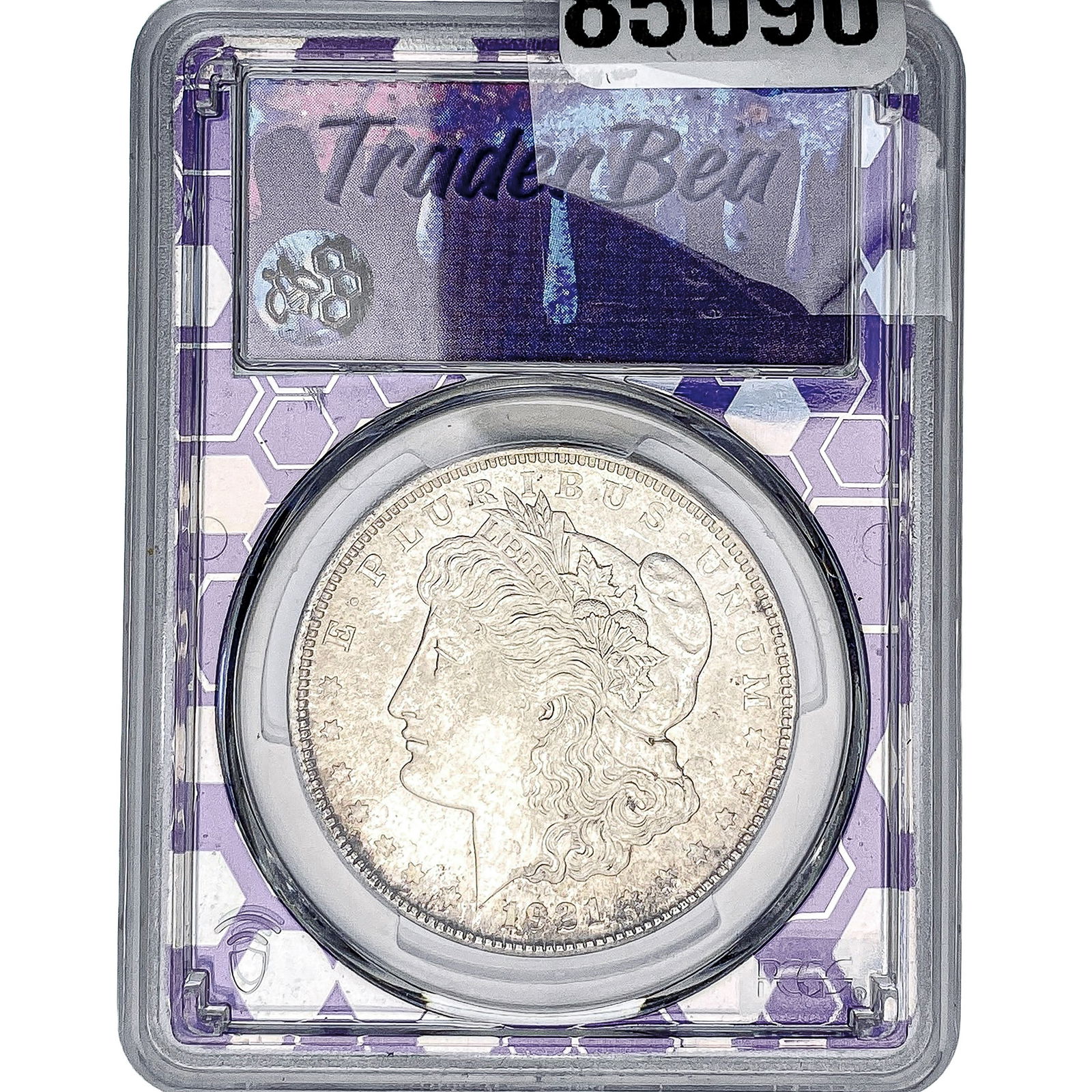 1921 Morgan Silver Dollar PCGS MS63 Trader Bea: 1921 Morgan Silver Dollar PCGS MS63 Trader Bea