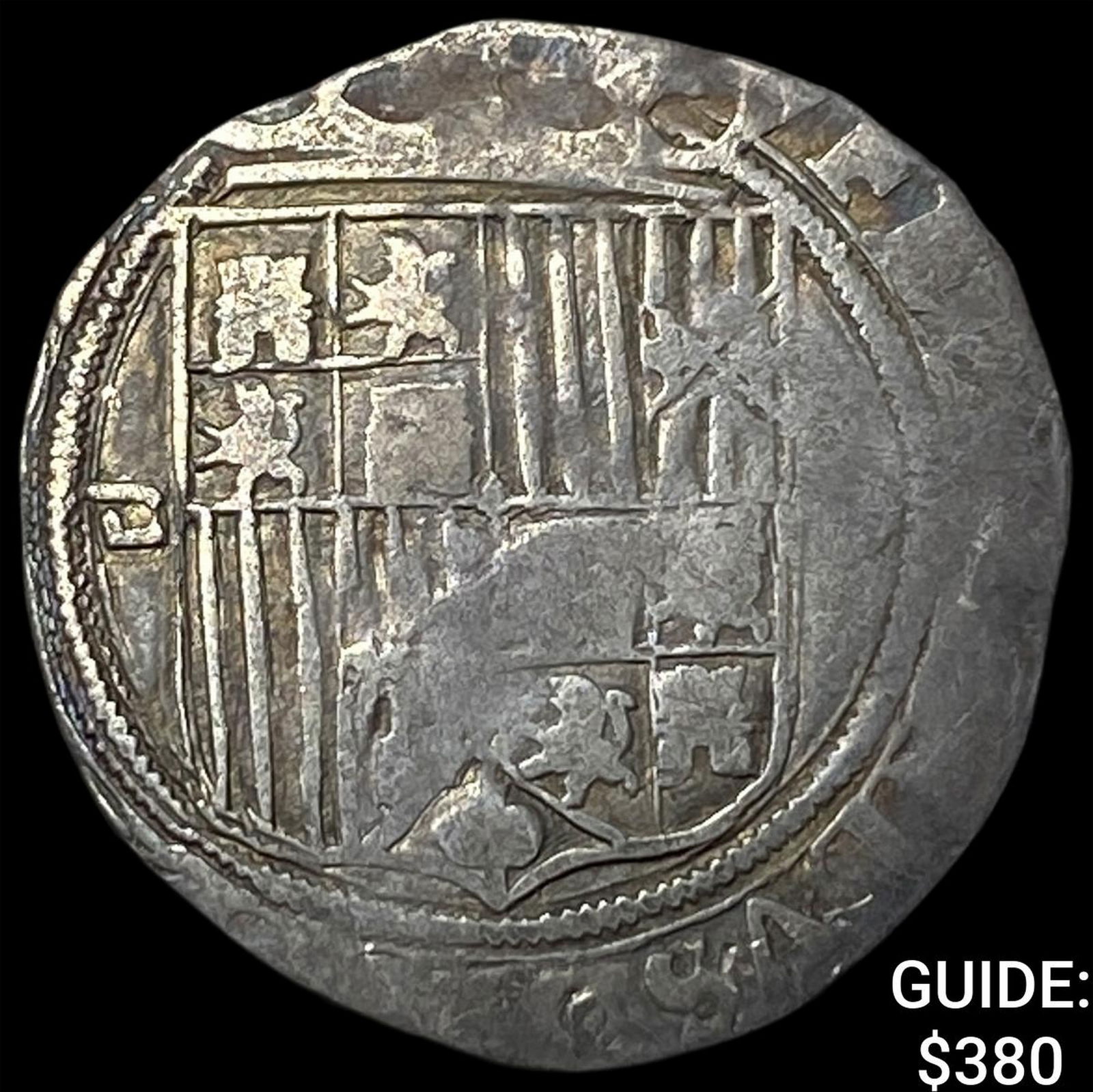 1474-1504 Spain Sevilla Silver Real NEARLY UNCIRCULATED: 1474-1504 Spain Sevilla Silver Real NEARLY UNCIRCULATED