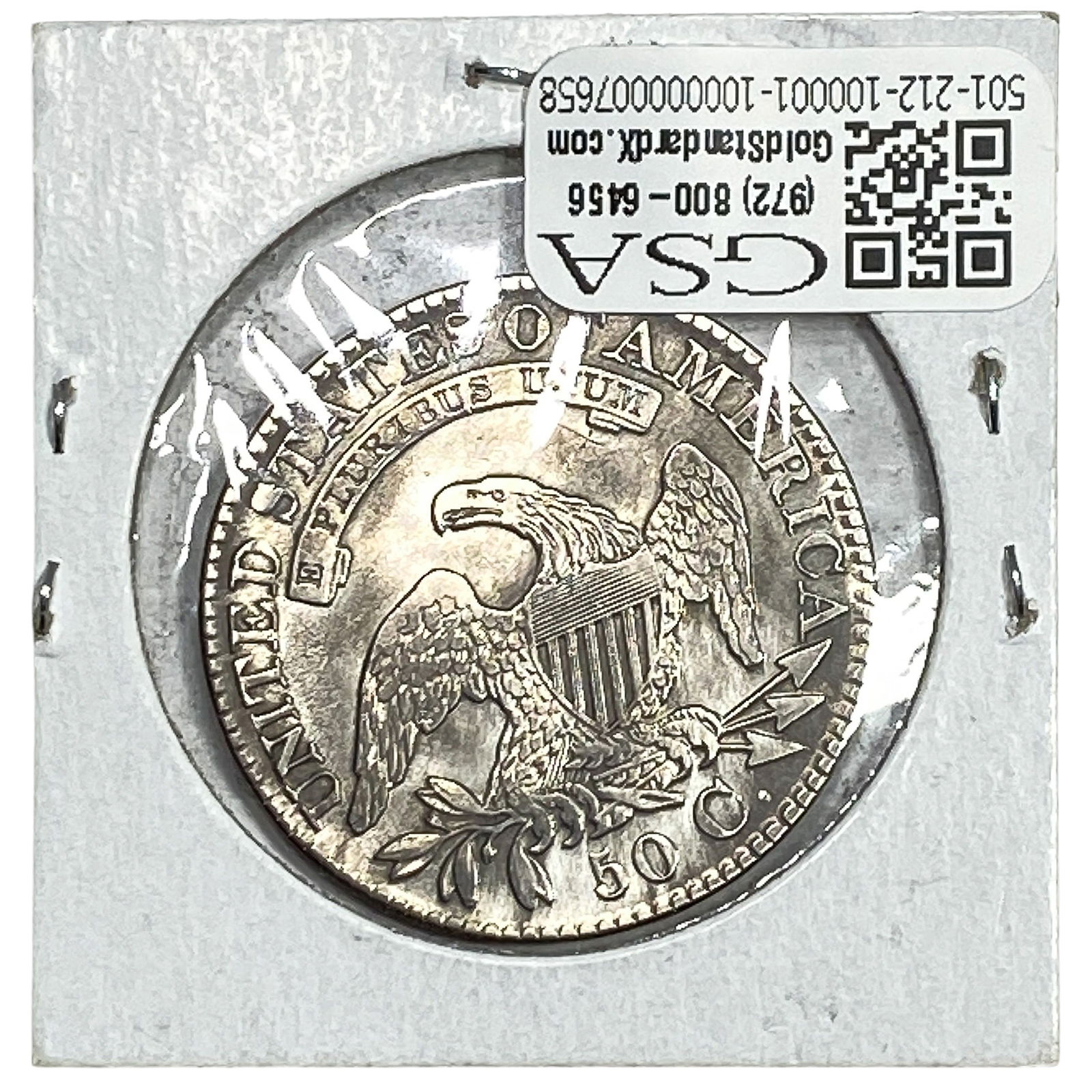1826 Capped Bust Half Dollar Square Base 2 - 2