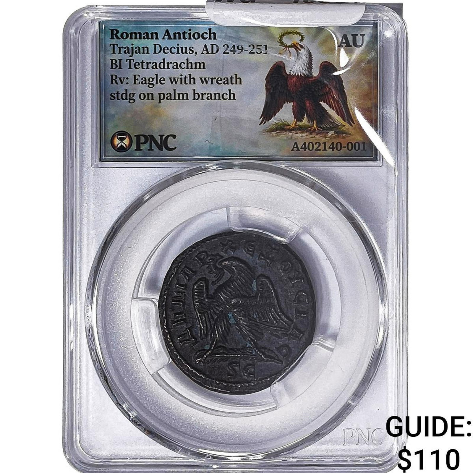 Roman Antioch Trajan Decius 249-251 AD Bi Tetradrachm PNC AU: Roman Antioch Trajan Decius 249-251 AD Bi Tetradrachm PNC AU