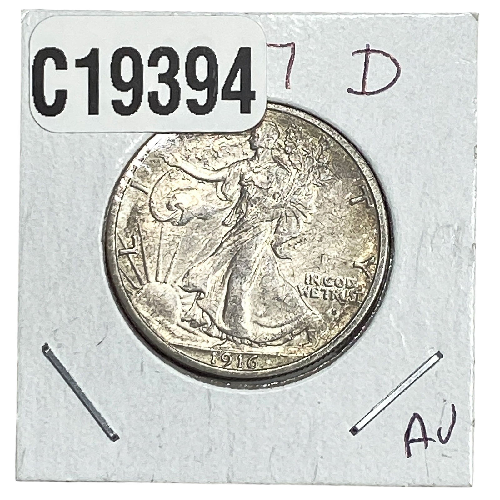 1917-D Walking Liberty Half Dollar (1 of 2)