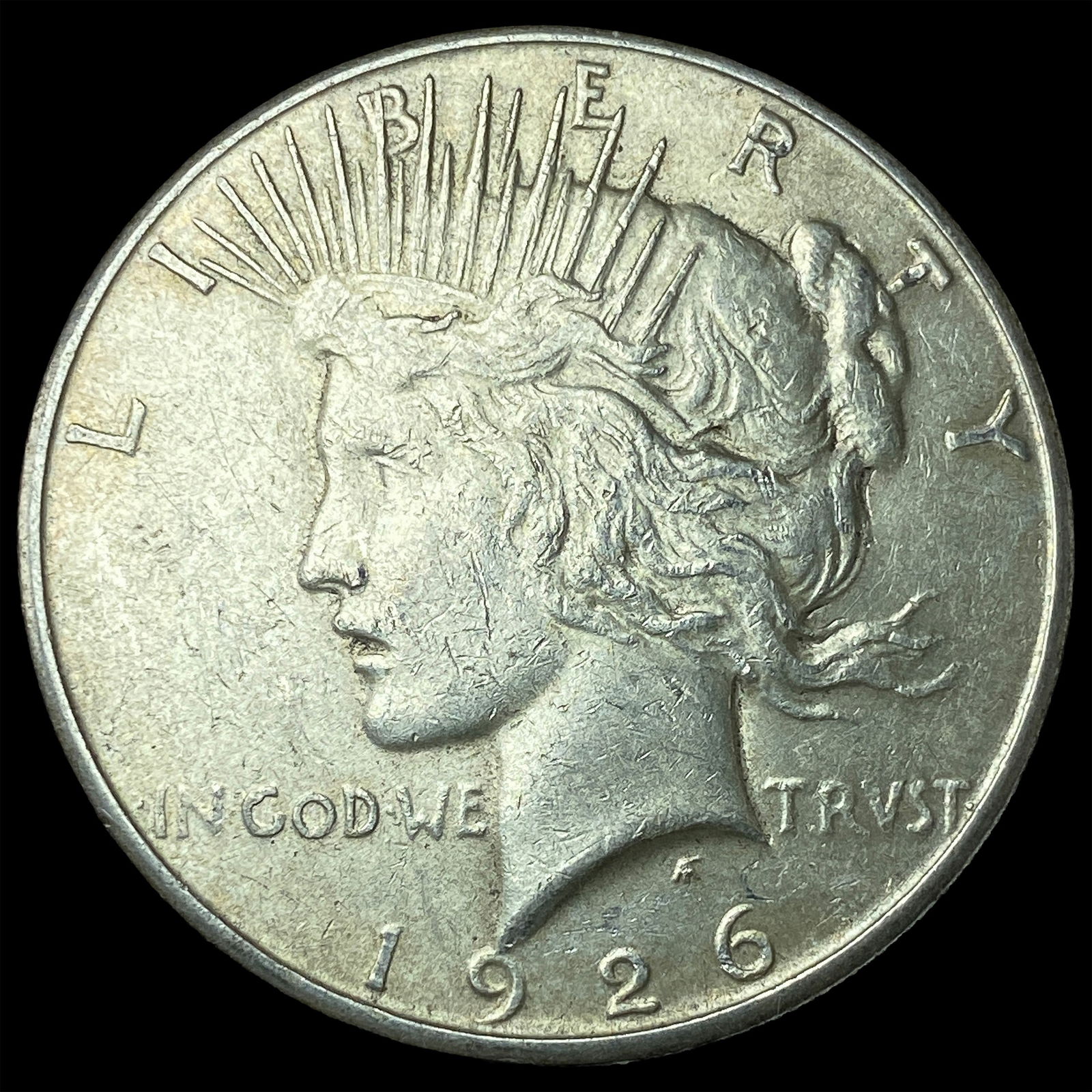 1926-S Silver Peace Dollar CLOSELY UNCIRCULATED (1 of 2)